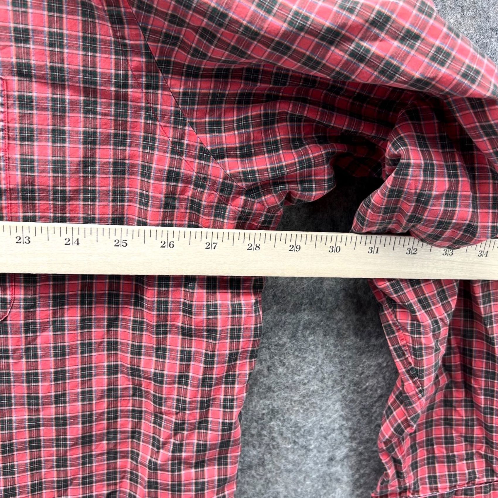 Ralph Lauren Vintage Ralph Lauren Shirt Size 2XLT Red Button Down Oxford Regent Tartan Plaid Mens Big & Tall Size US XXL / EU 58 / 5 - 4 Thumbnail