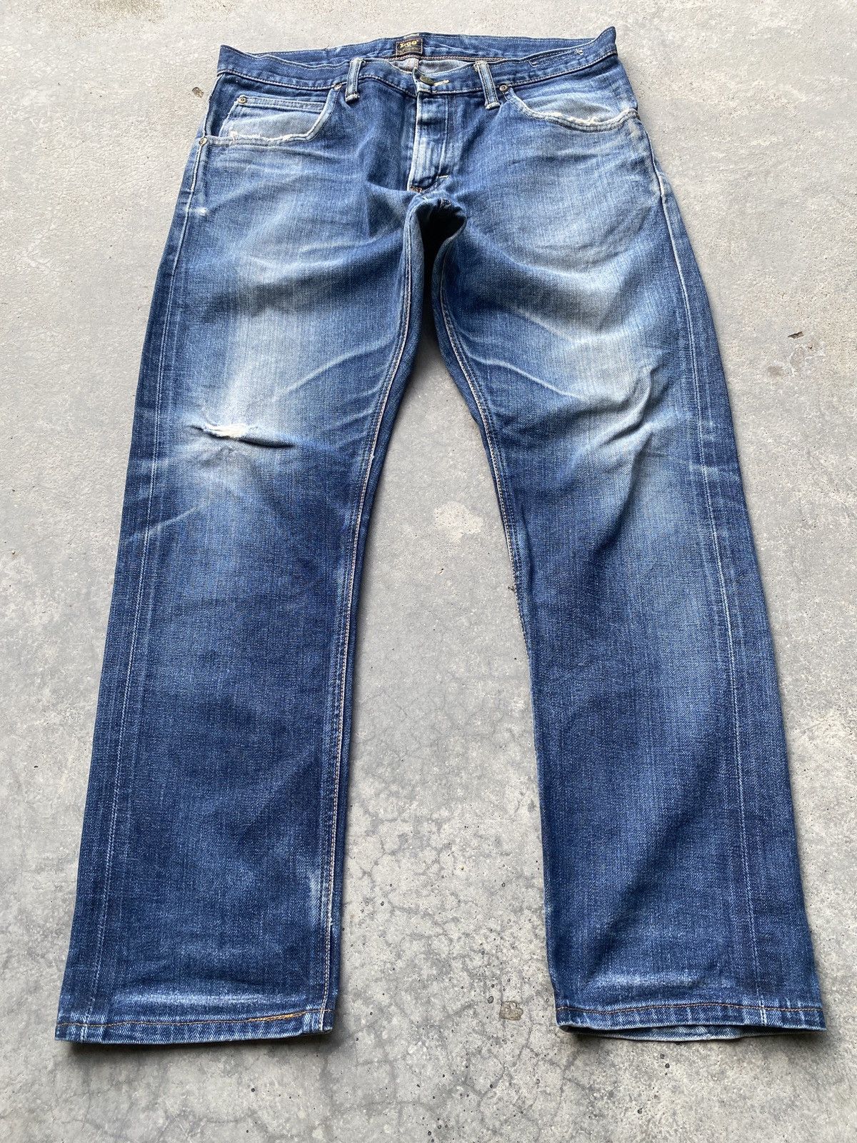 Lee 🔥 lee 101 selvedge vintage denim Size US 33 - 1 Thumbnail