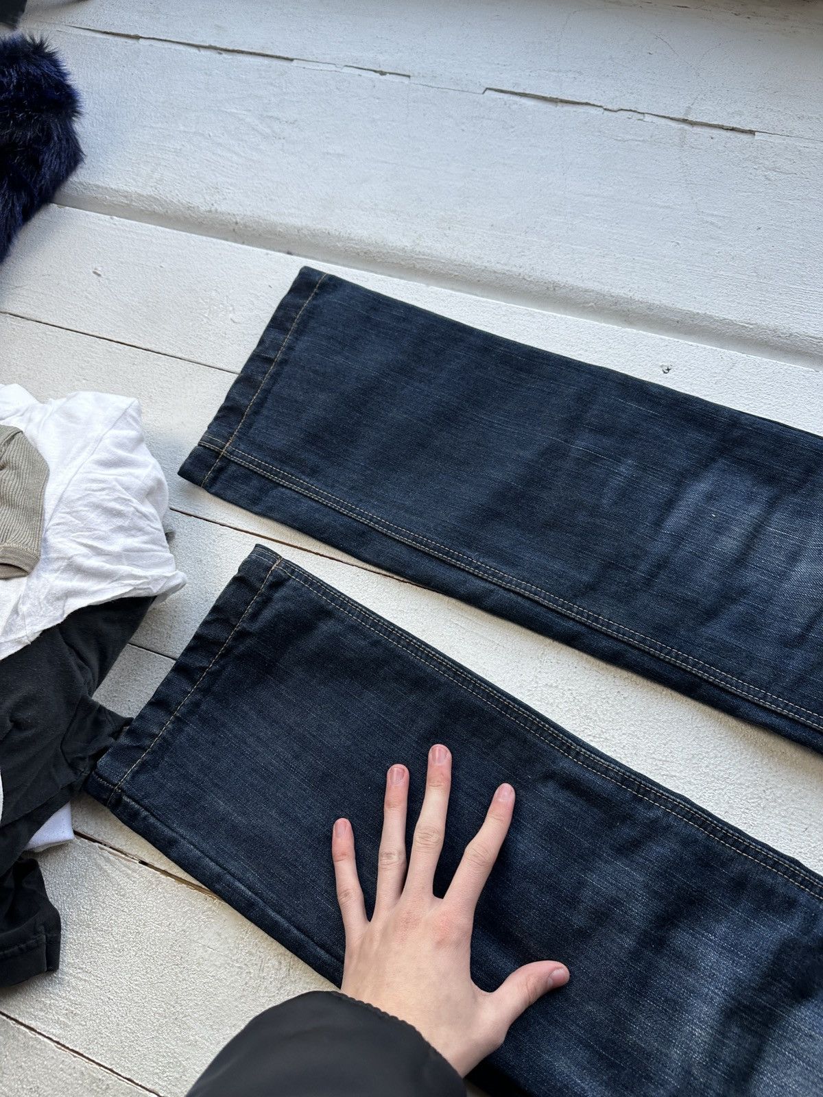 Other 🚨 VNTG HELD MOTORCYCLE BLUE WASHED RARE MEN DENIM JEANS Size US 30 / EU 46 - 9 Thumbnail