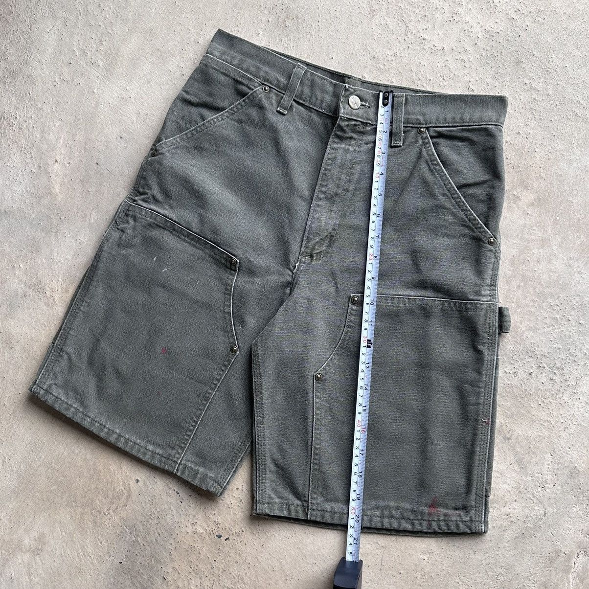 Carhartt (29x9.8) Rare!!! 00s Carhartt Double Knee B80 MOS Shorts Size US 29 - 4 Thumbnail