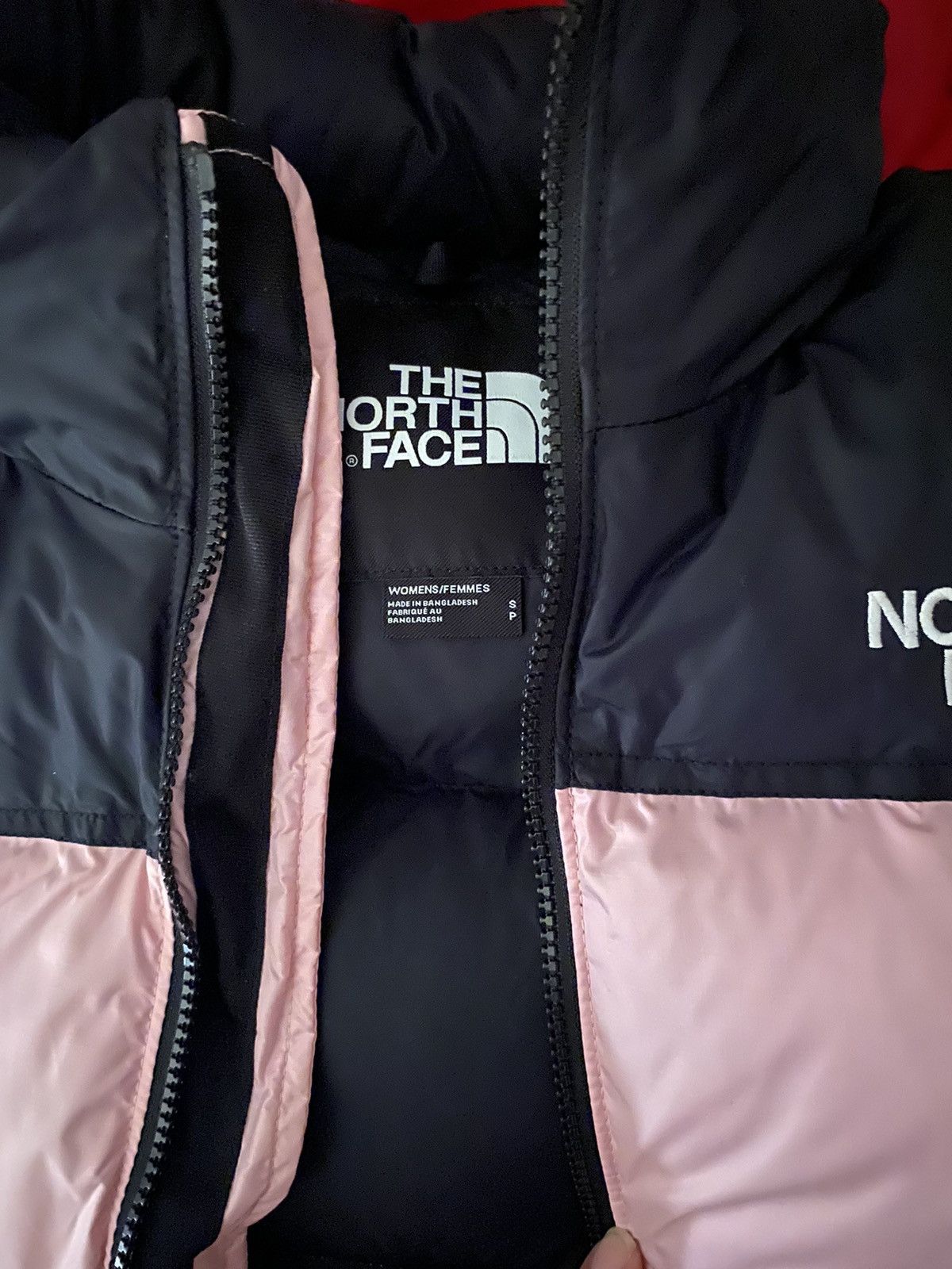 image of The North Face Nuptse Northface in Baby Pink, Women's (Size Small)