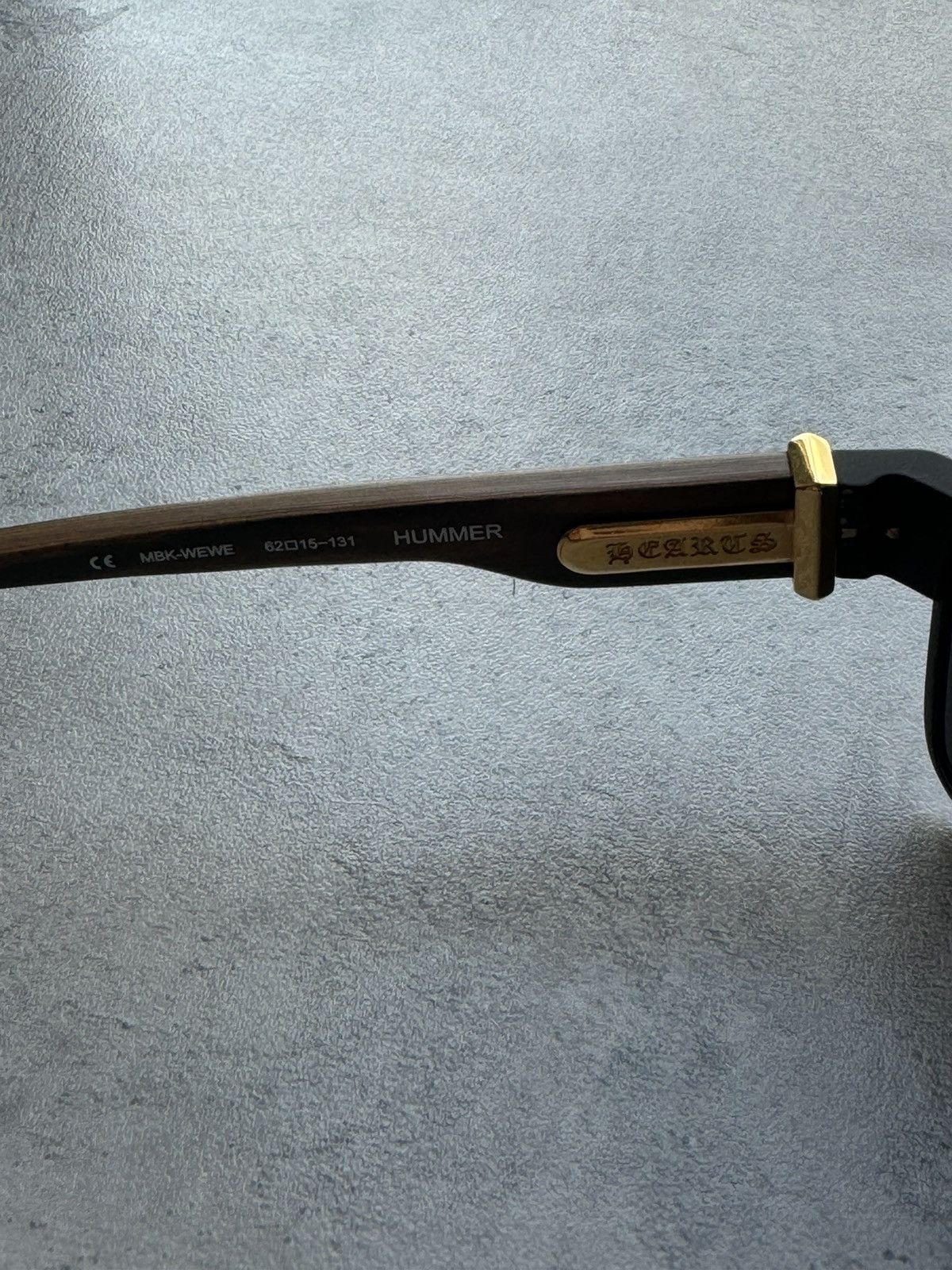 Chrome Hearts Chrome Hearts HUMMER Gold Sunglasses Size ONE SIZE - 8 Thumbnail