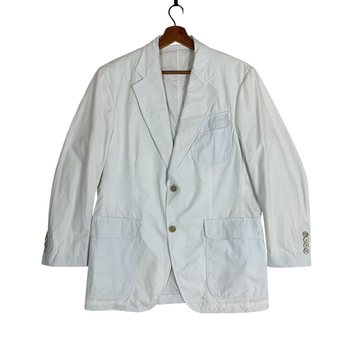 Designer × Salvatore Ferragamo Salvatore Feragamo Made in Italy Designer Luxury Blazer Size US M / EU 48-50 / 2 - 1 Thumbnail