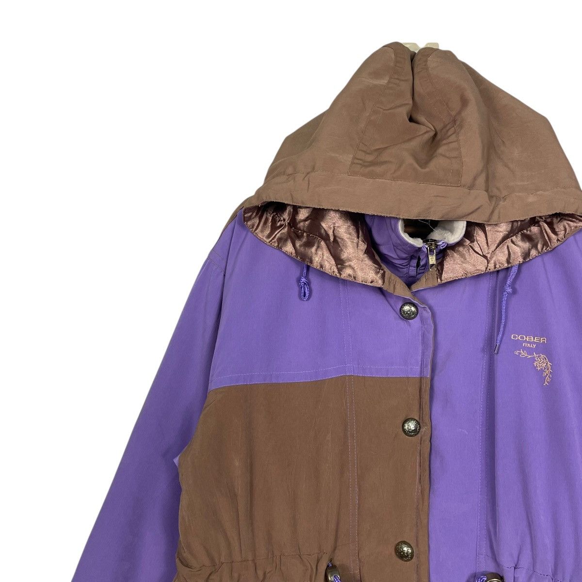 Other Cober Italy Hooded Multicolor Parka Jacket Size US L / EU 52-54 / 3 - 6 Thumbnail