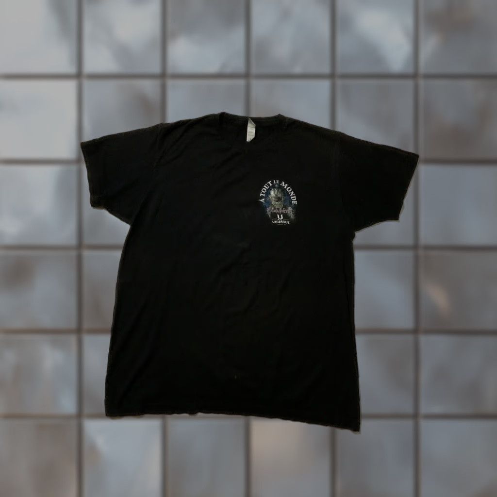 Tultex VINTAGE Unibroue Brewery X Megadeth A Tout Le Monde Rock Band Black Graphic T-Shirt Sz.L Size US L / EU 52-54 / 3 - 1 Thumbnail
