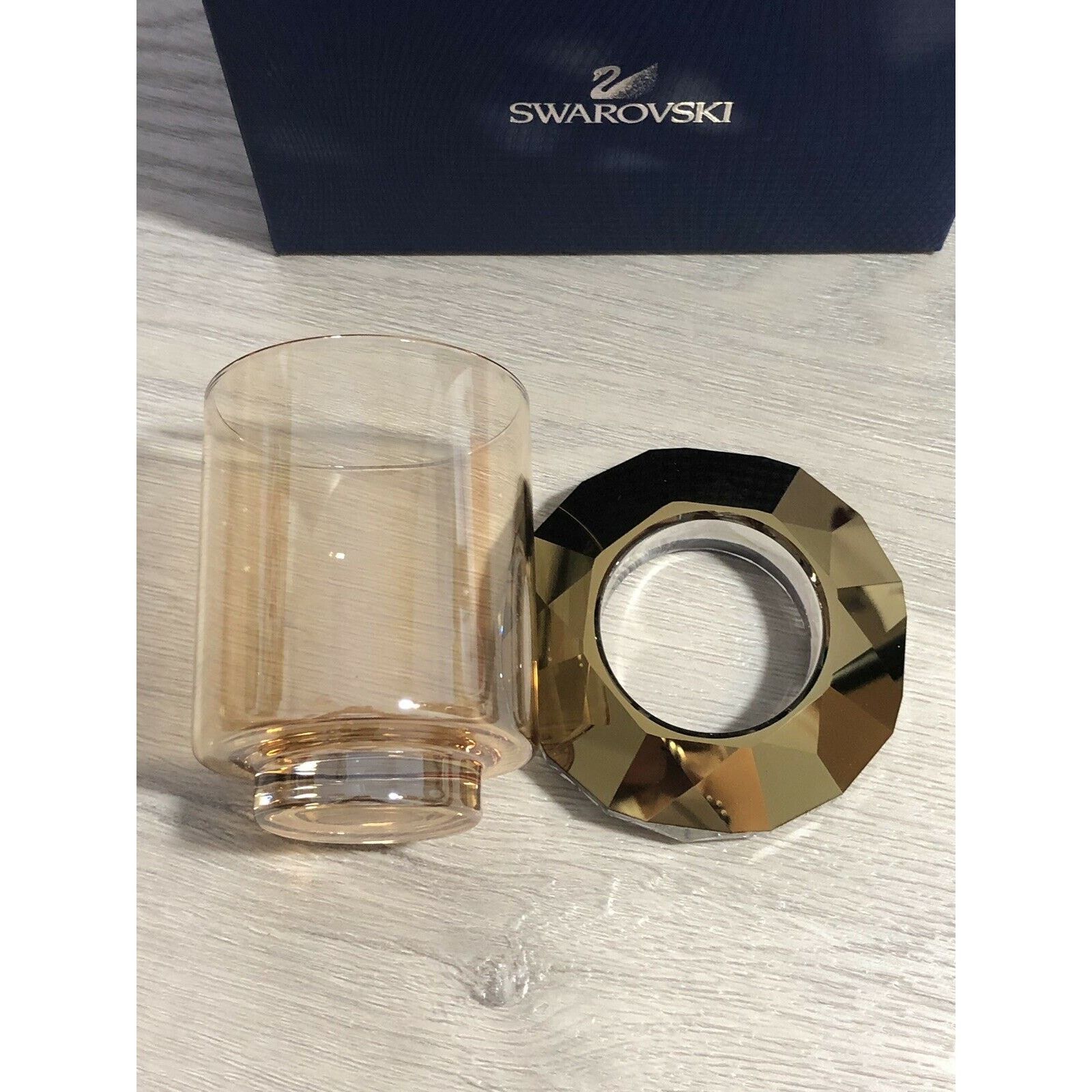 Swarovski Swarovski Crystal New 2016 Allure Tea Light In Gold Tone Size ONE SIZE - 2 Thumbnail