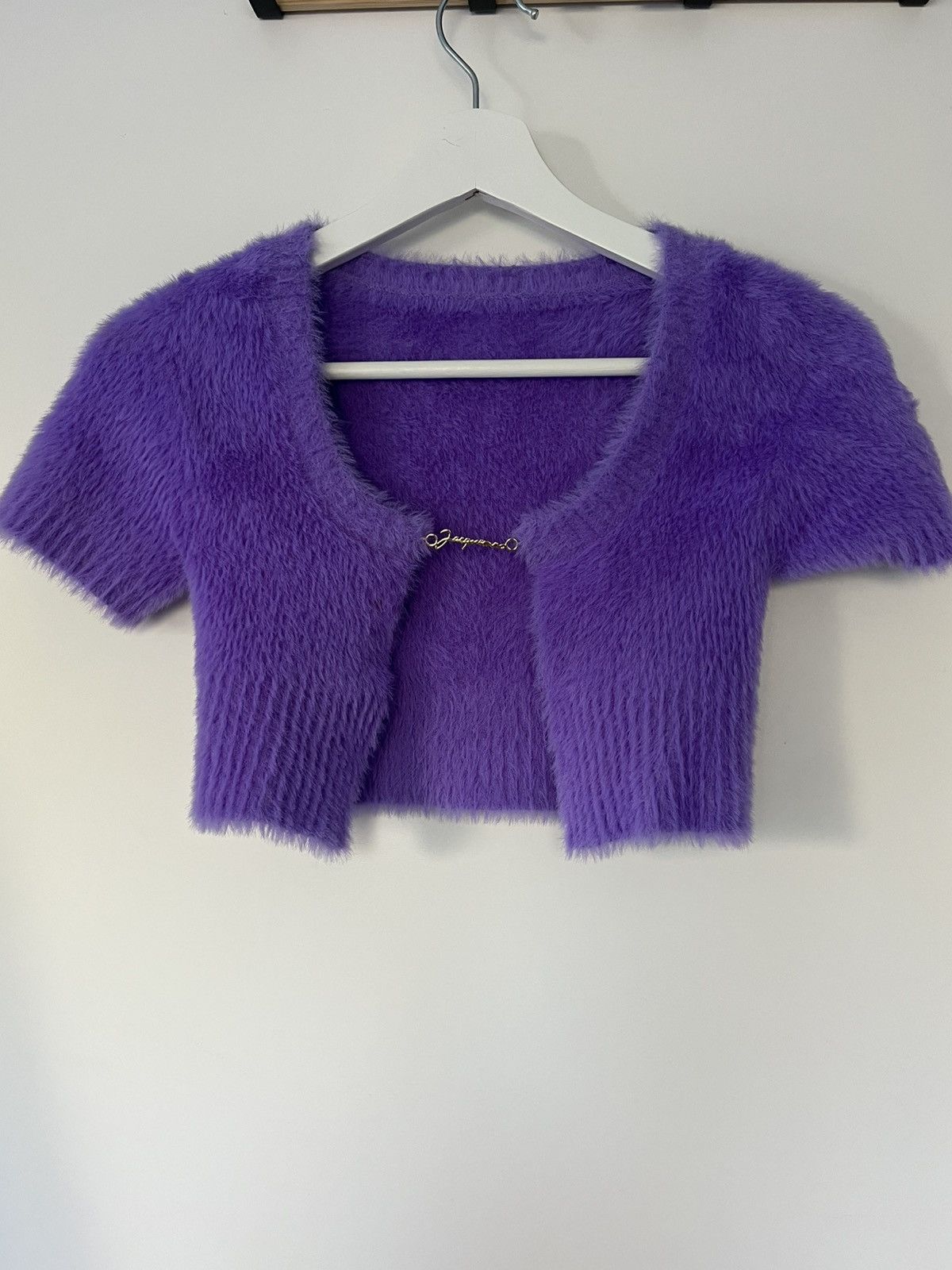 Jacquemus Jacquemus la Maille purple top/vest Size XXS / US 00 / IT 34 - 1 Thumbnail