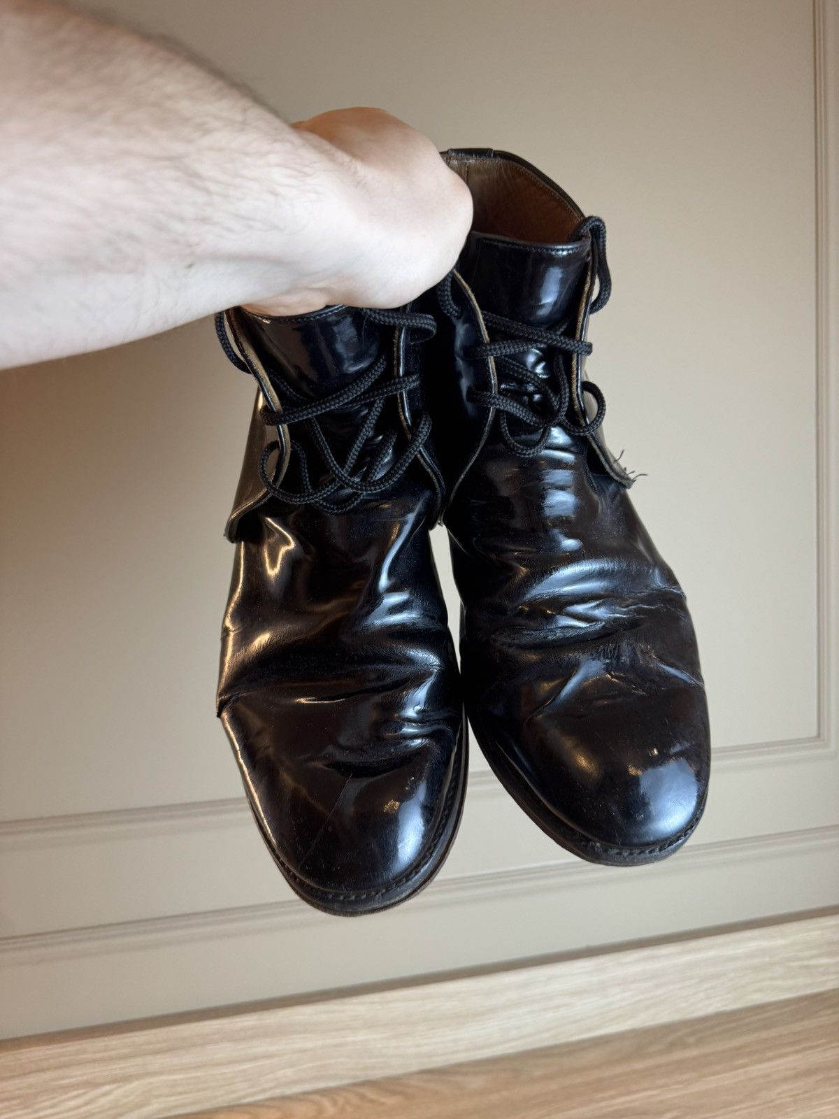Vintage Vintage Chelsea Leather Avant Garde Boots Size US 11.5 / EU 44-45 - 3 Thumbnail