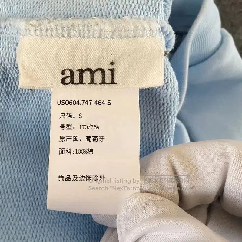 AMI AMI Blue Cotton Men's Shorts . Size US 26 / EU 42 - 4 Thumbnail