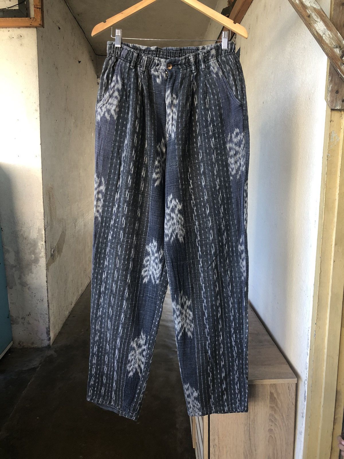 Vintage Vintage Milieu Au Pli Knit Gaudy Pants Like Kapital Size US 32 / EU 48 - 13 Thumbnail