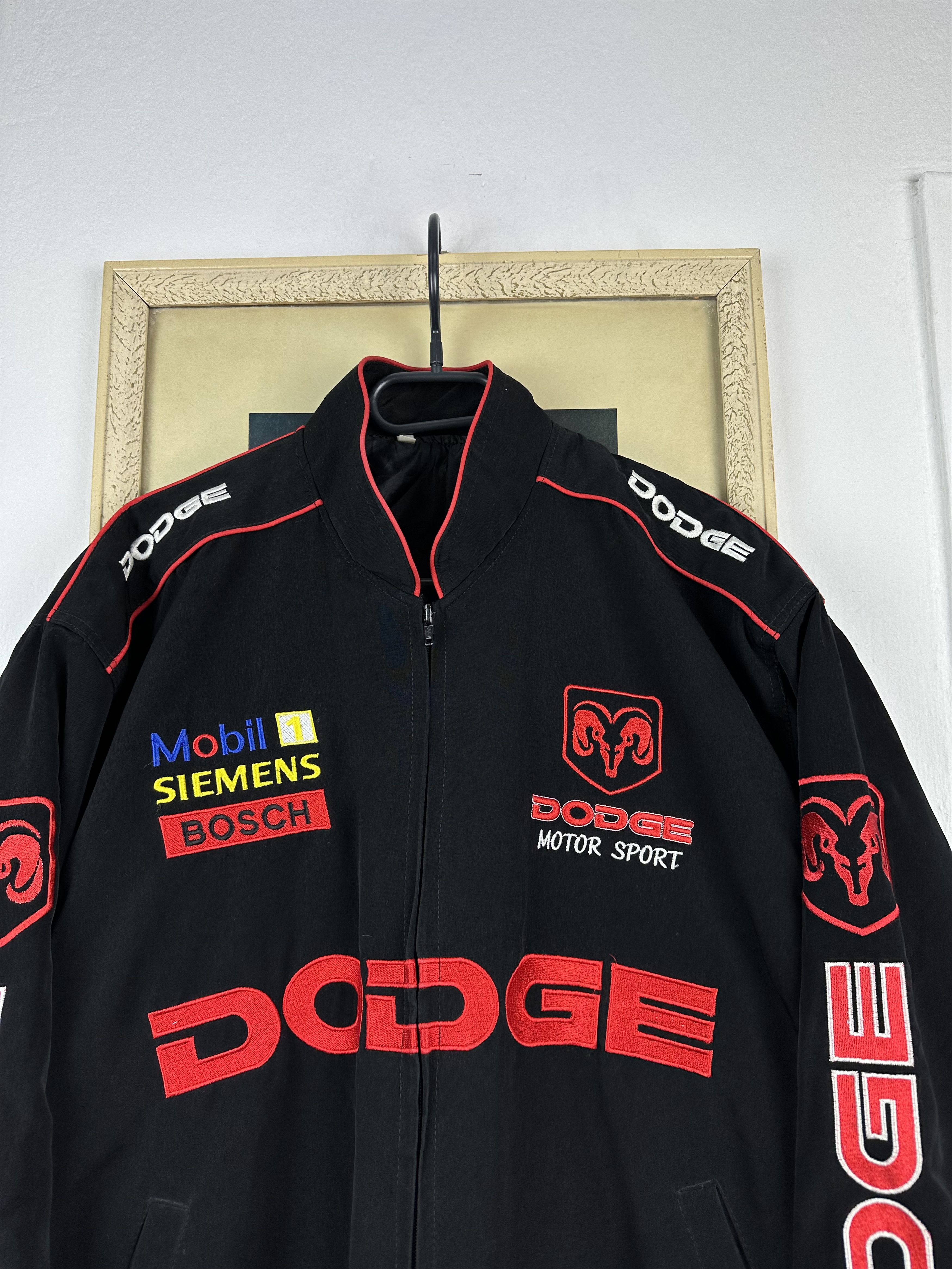 Vintage Vintage Dodge MotorSport NASCAR Racing Jacket Rare Ferrari Size US M / EU 48-50 / 2 - 2 Thumbnail