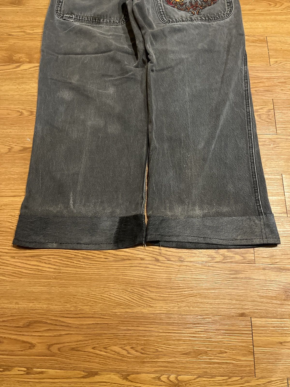 JNCO crazy baggy grey vintage jnco royal jeans EDIT, I FIXED HEMS Size US 34 / EU 50 - 3 Thumbnail
