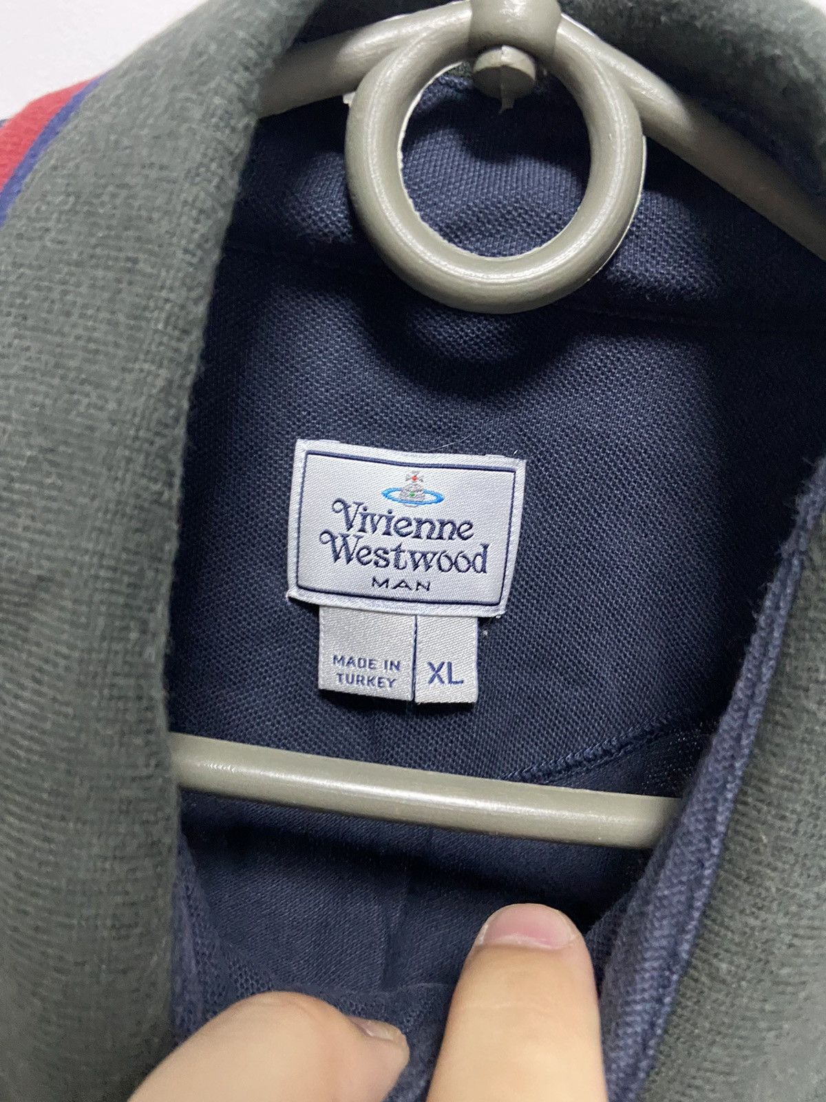 Vintage × Vivienne Westwood Vivienne Westwood Polo T Shirt Vintage Small Orb Logo Luxury Size US XL / EU 56 / 4 - 5 Thumbnail