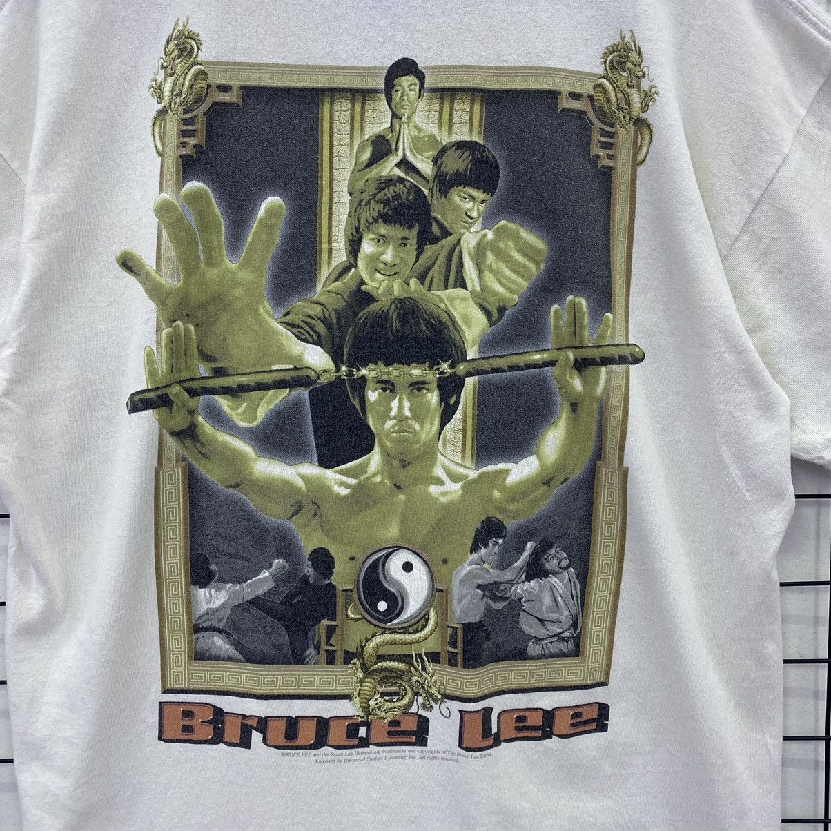Vintage Vintage 90’s Bruce Lee Dragon Shaolin Rare Shirt Size US L / EU 52-54 / 3 - 2 Thumbnail