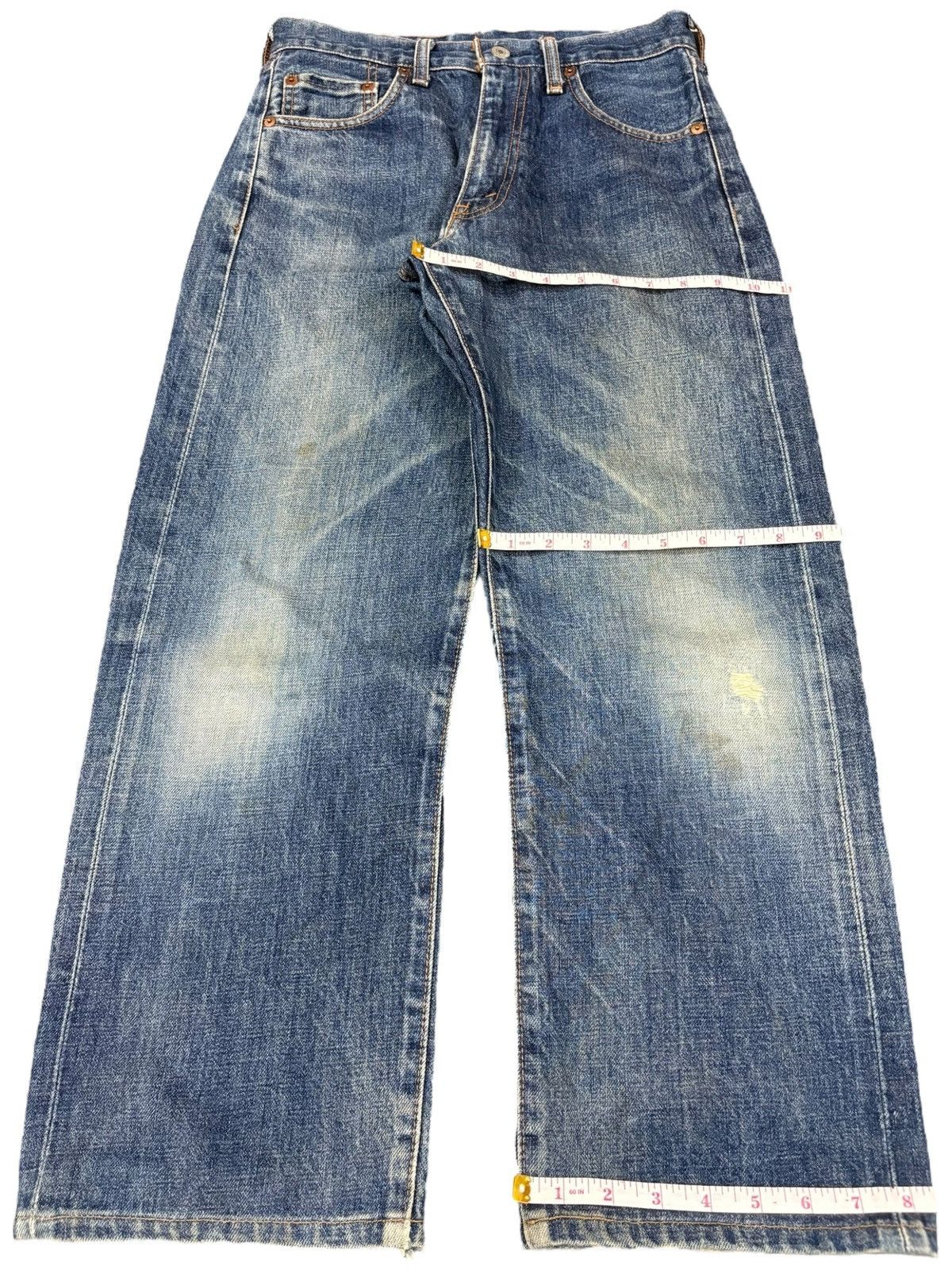 Levi's Vintage 80s Levi’s 502 Big E Selvedge Baggy Jeans Size US 28 / EU 44 - 14 Thumbnail