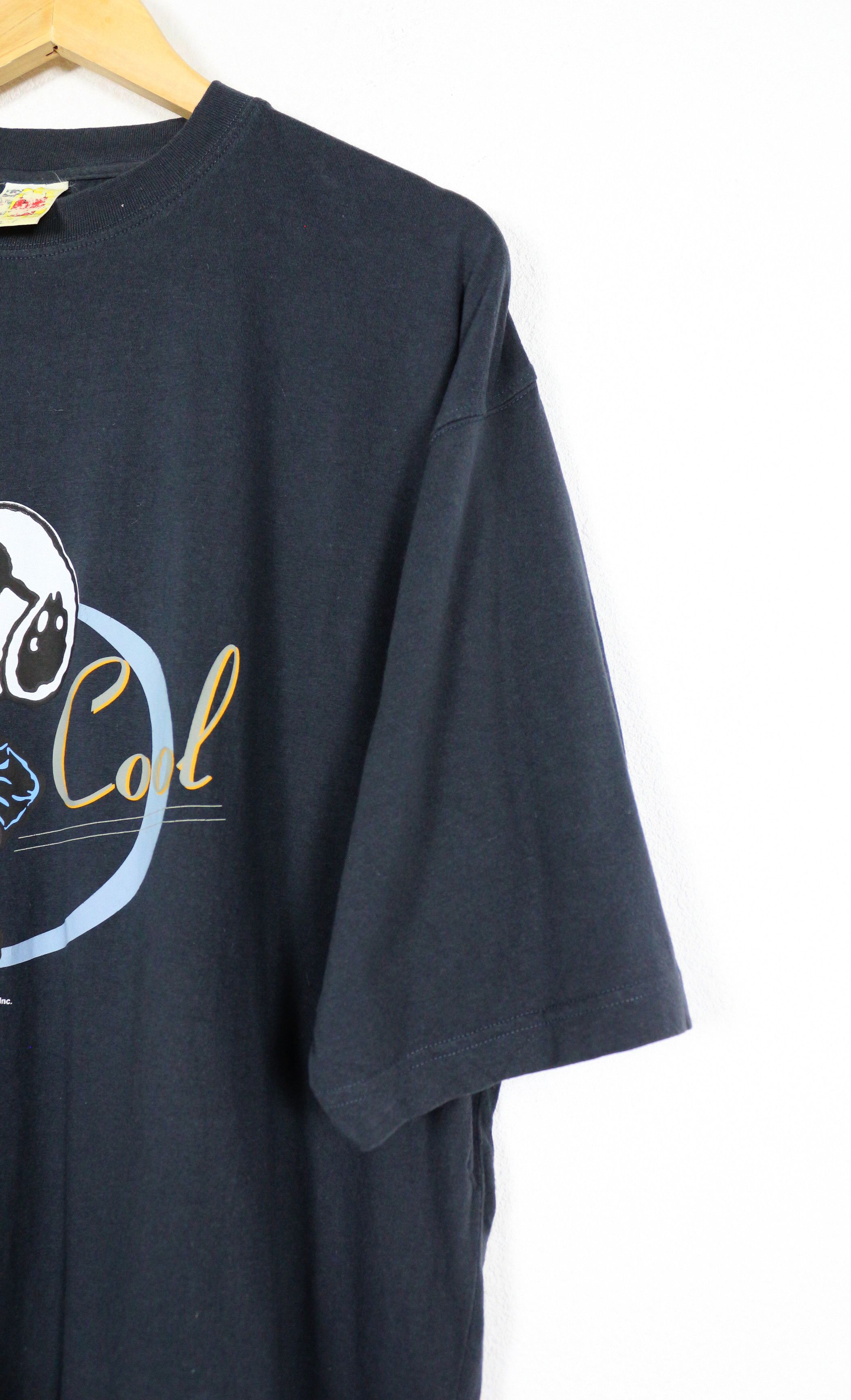 Peanuts × Vintage Vintage 90s Peanuts Joe Cool Boxy Tee Comics Cartoon Size US XL / EU 56 / 4 - 3 Thumbnail