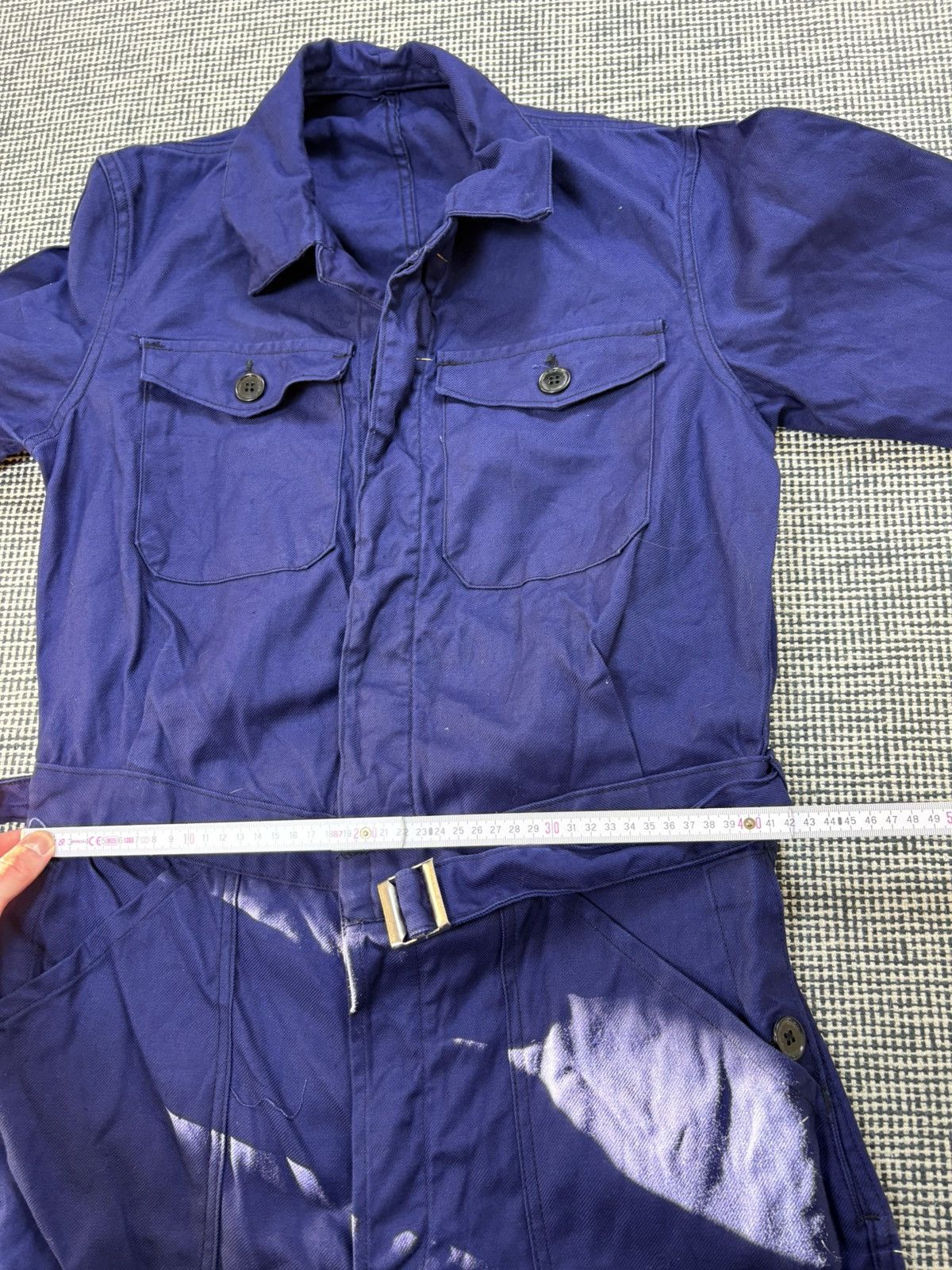 Le Laboureur 40s Vulcain rare button up sanfor coveralls jumpsuit french Size US S / EU 44-46 / 1 - 13 Thumbnail