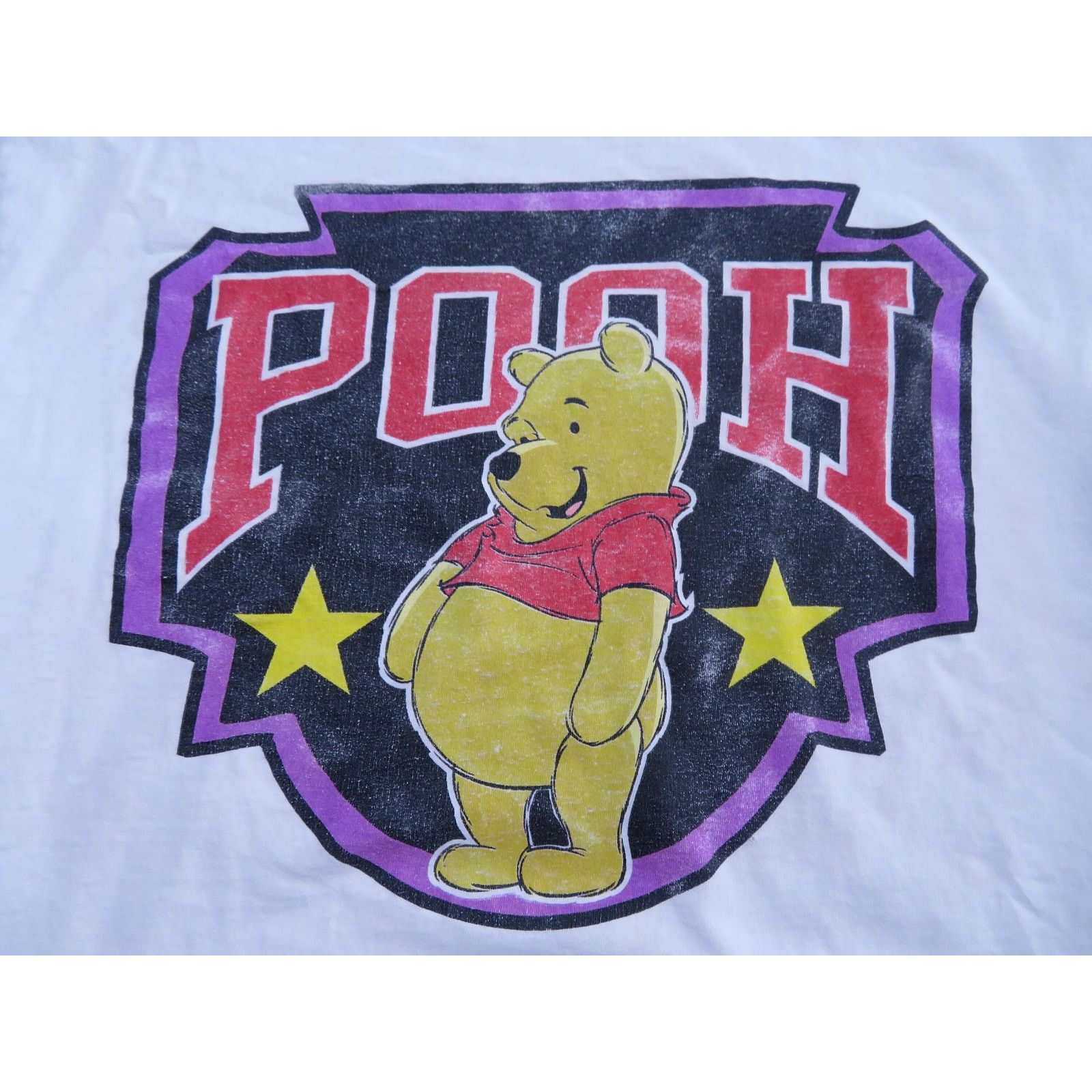 Other Winnie The Pooh T-Shirt, Disney, White Black Sz XL 1990s Size US XL / EU 56 / 4 - 2 Thumbnail