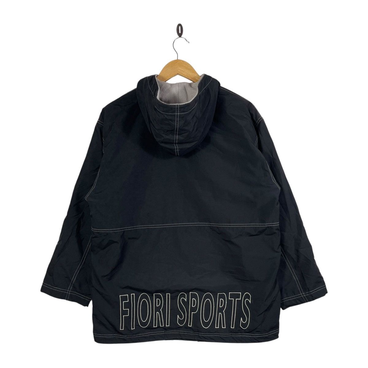 Vintage Fiori Sports Hooded Windbreaker Jacket Big Logo Embroidery Size US M / EU 48-50 / 2 - 4 Thumbnail