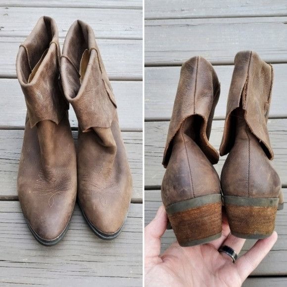 Designer × Ralph Lauren Ralph Lauren Denim & Supply Rafita Brown Oiled Leather Weste Size US 8.5 / IT 38.5 - 5 Thumbnail
