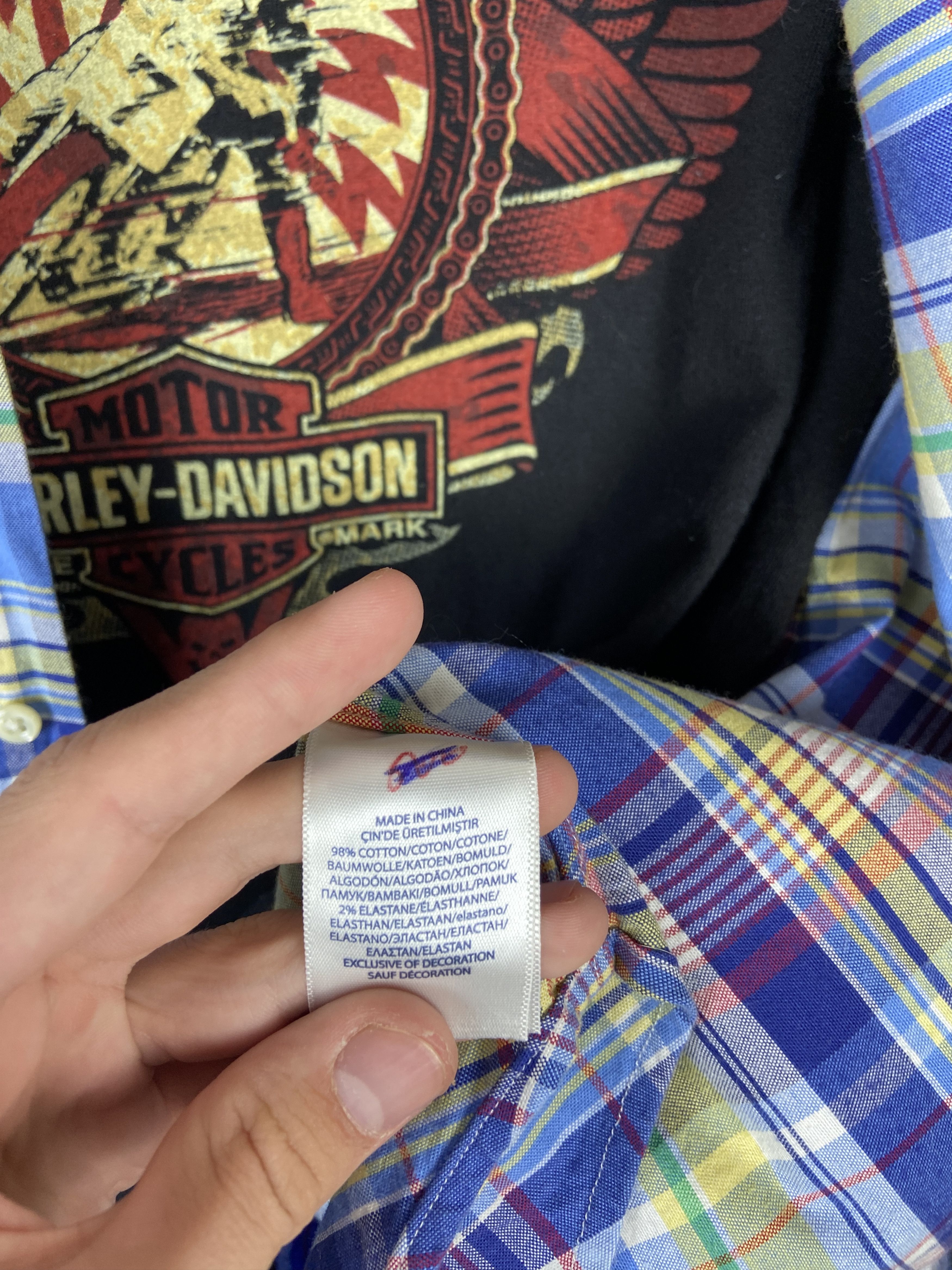 Flannel Flannel Polo Ralph Lauren Vintage Mens Shirt Size US S / EU 44-46 / 1 - 7 Thumbnail