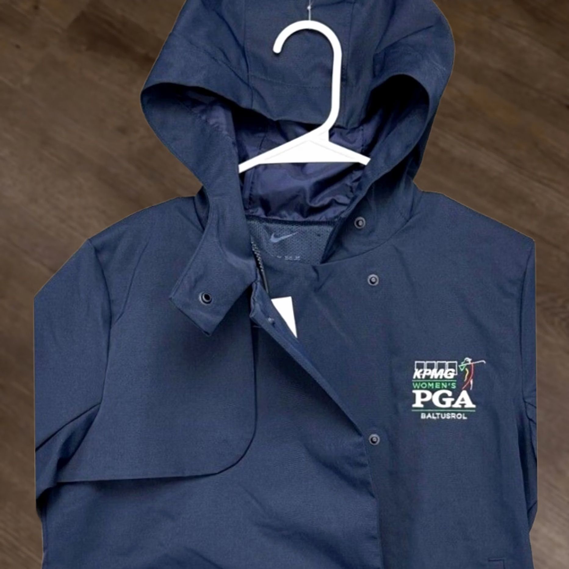 Nike VINTAGE Nike Repel Jacket Womens XS Blue PGA Baltusrol Snap Hoodie Waterproof Ladies NEW Size XS / US 0-2 / IT 36-38 - 1 Thumbnail