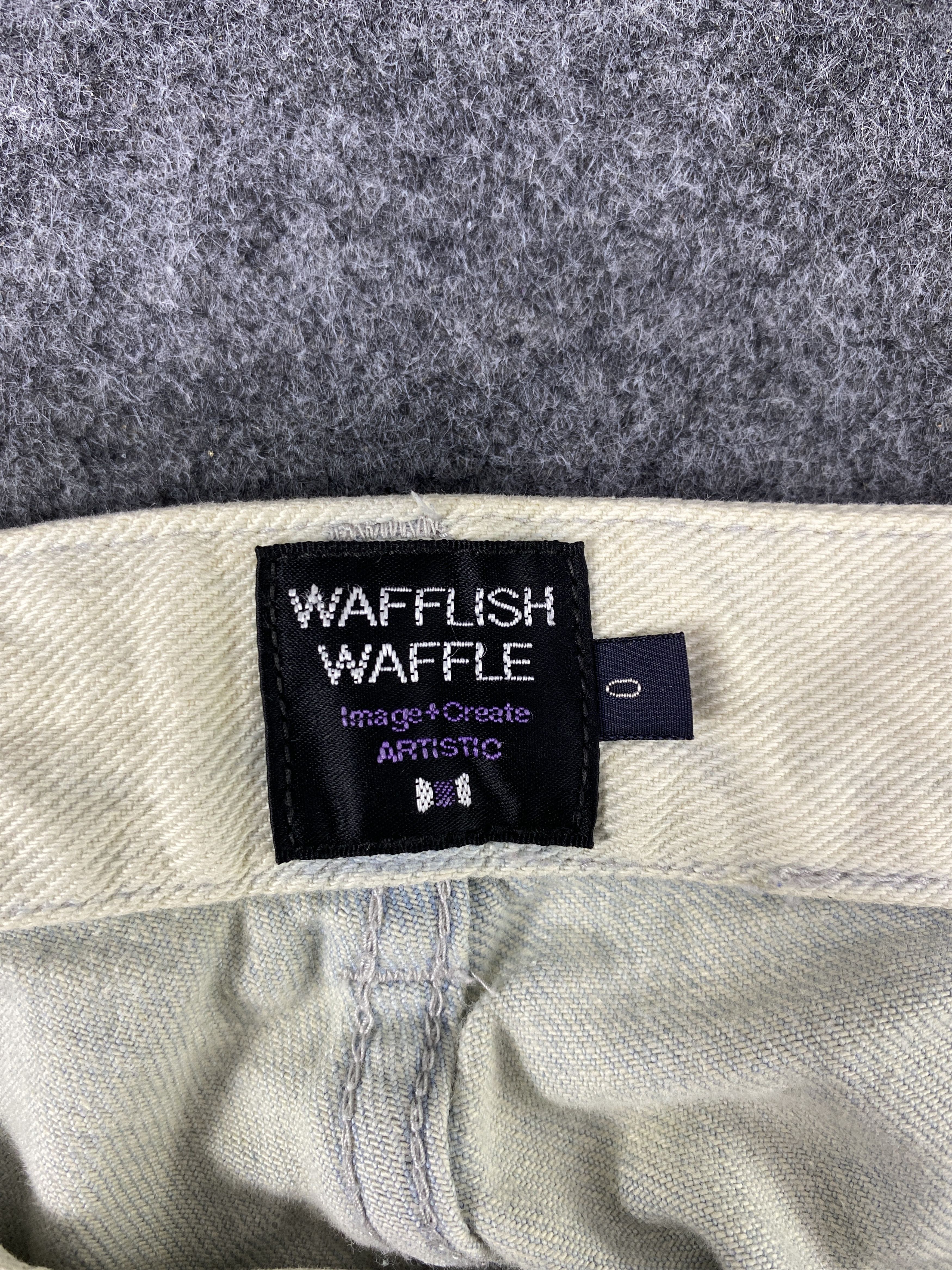Japanese Brand Waffling Waffle Image+Create Artistic Jeans - J1126 Size US 30 / EU 46 - 9 Thumbnail