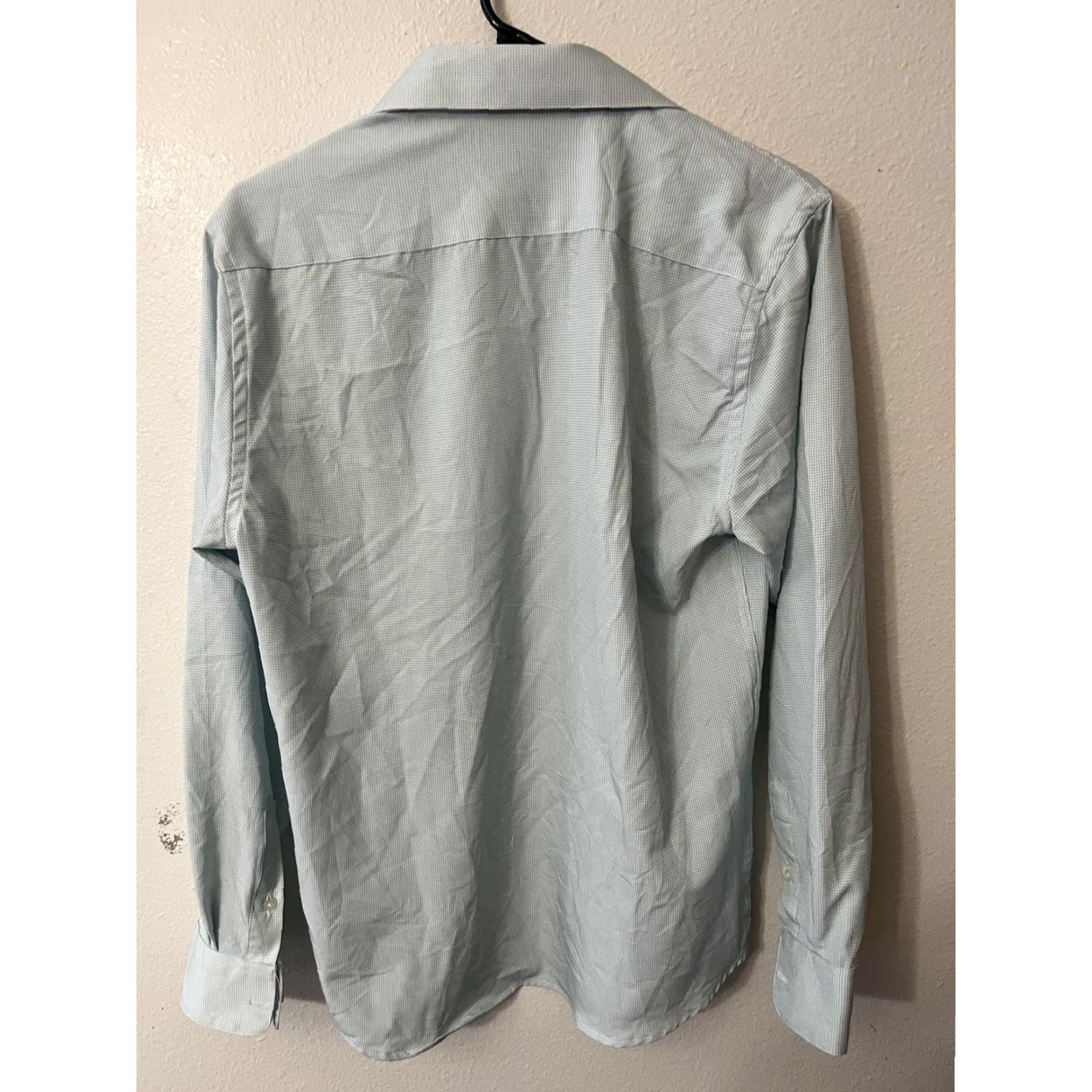 Nautica Nautica Mens Slim Button-Up Shirt /White Checked Performance SS Green Medium Size US M / EU 48-50 / 2 - 3 Thumbnail