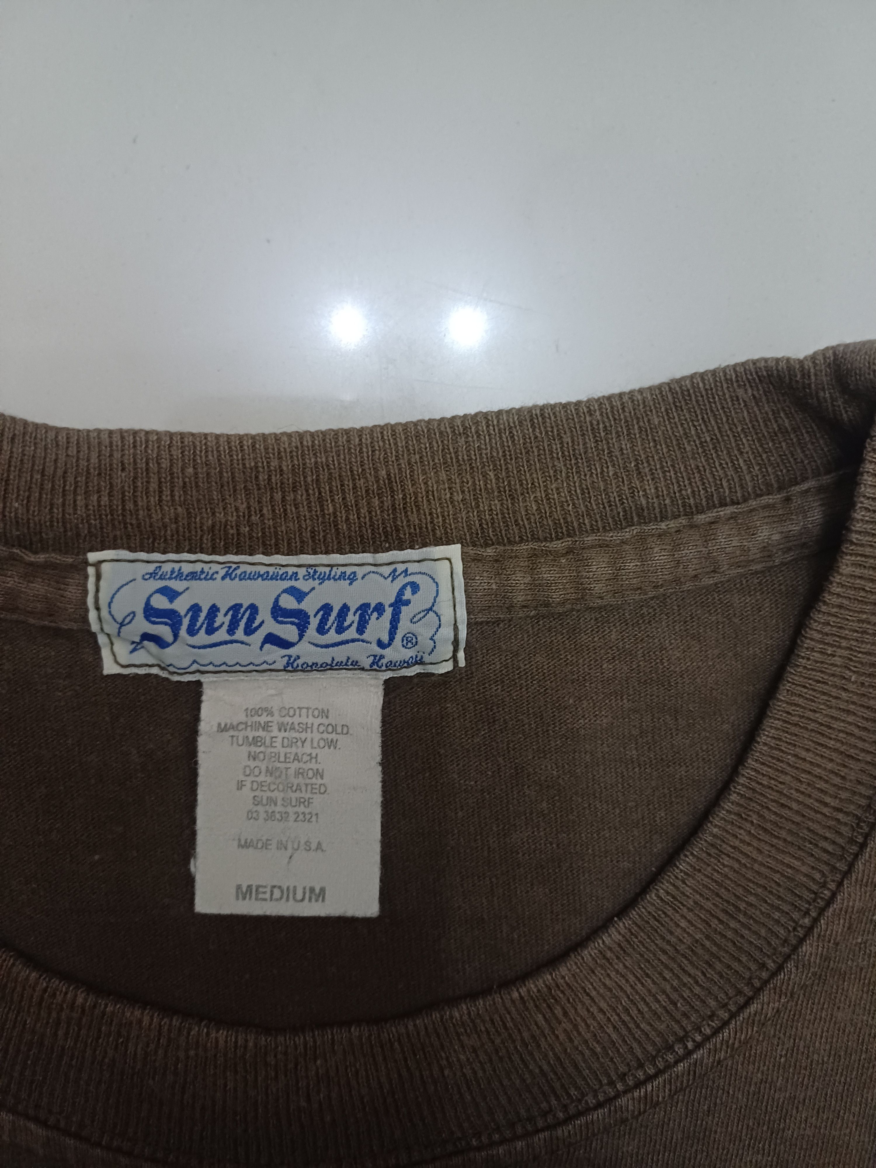 Sun Surf SUN SURF Japan Map 🤝 Hawaii map on back, made in USA Size US M / EU 48-50 / 2 - 3 Thumbnail
