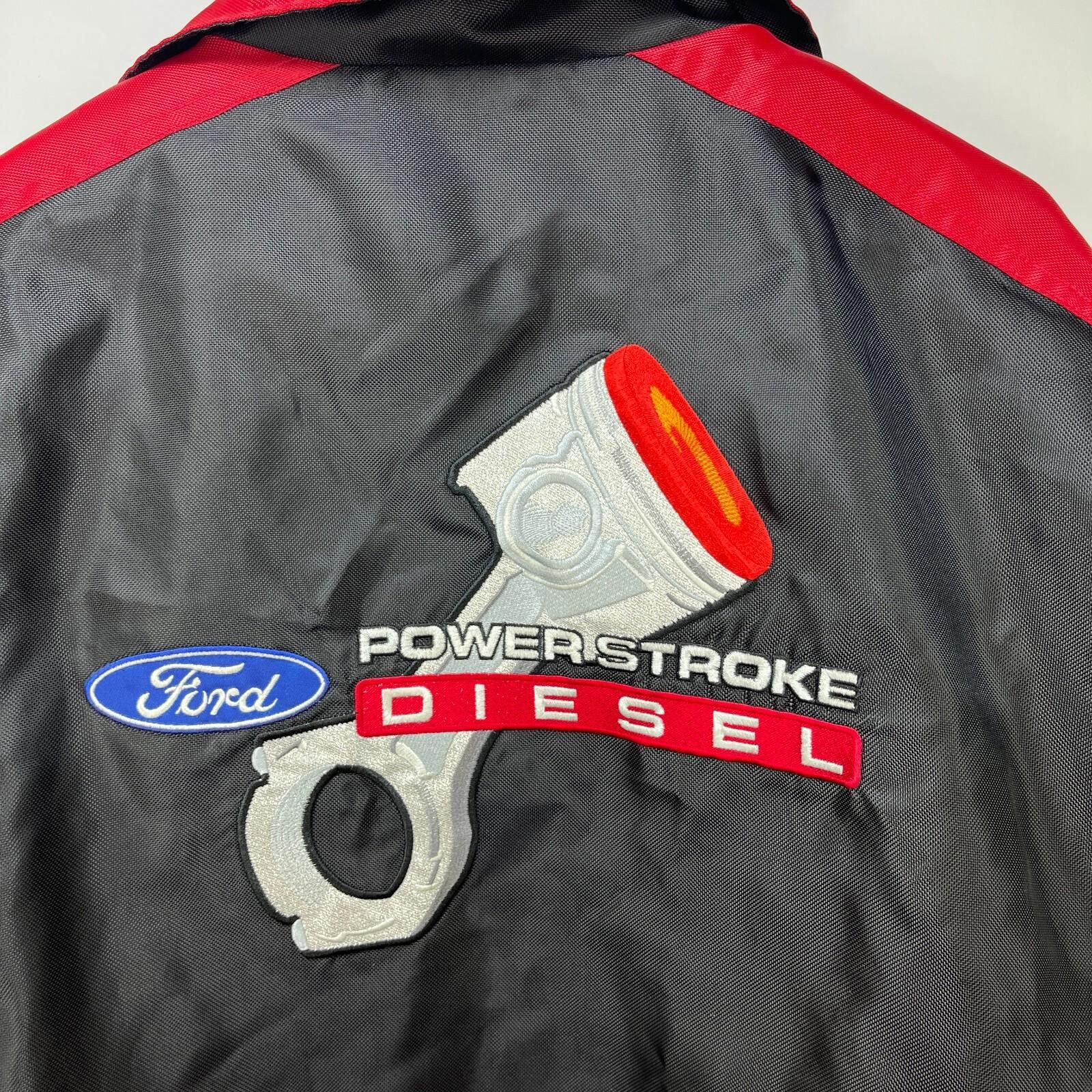 Diesel Vintage 90s Ford Power stroke Diesel Racing Jacket XL Size US XL / EU 56 / 4 - 3 Thumbnail