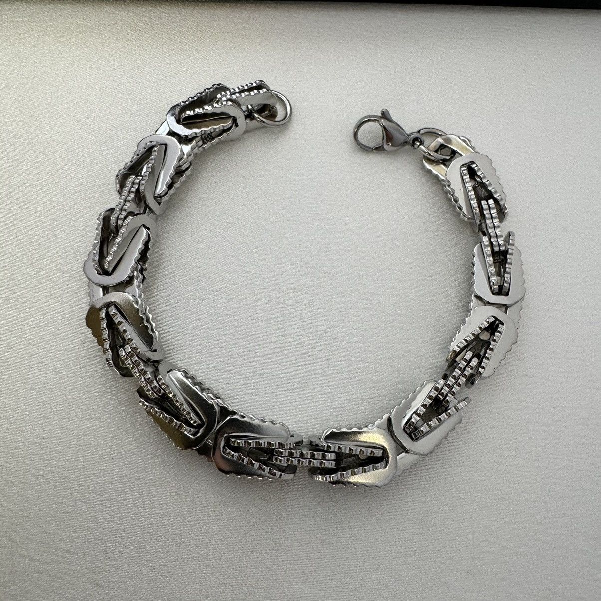 Other Snake Head Bracelet for Men Women,Punk Hip Hop Unisex Style Size ONE SIZE - 2 Thumbnail