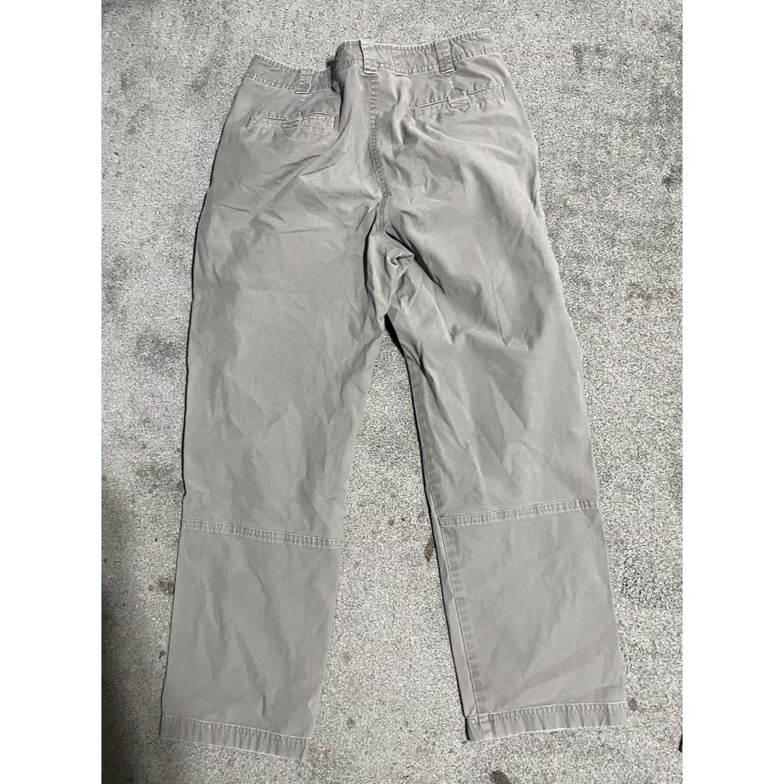 Vintage L.L. Bean Shorts Women 14 Regular Gray Ash Sandwashed Stretch Canvas Shorts Size 36" / US 14 / IT 50 - 3 Thumbnail