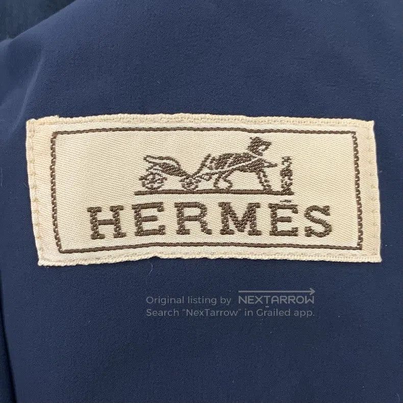 Hermes Hermes Blue Pig Nose Two-way Zip Jacket Size US S / EU 44-46 / 1 - 7 Thumbnail
