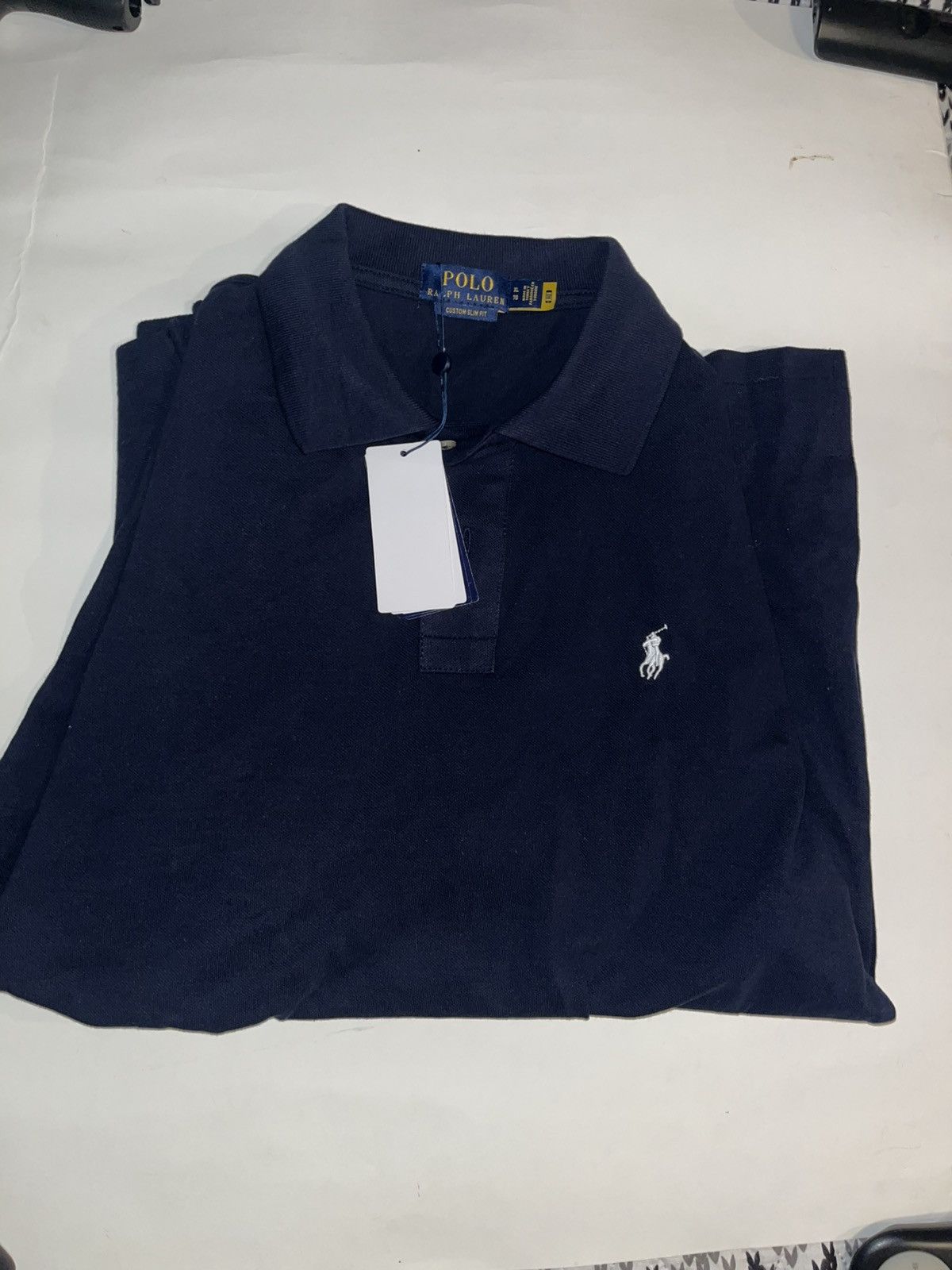 Polo Ralph Lauren Polo Ralph Lauren Navy Blue Shirt Size US XL / EU 56 / 4 - 3 Thumbnail