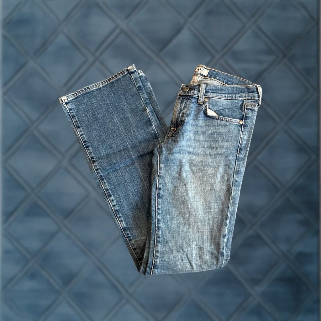Denime DPD Deluxe Premium Denim Jeans Women's Size 28" X 32" Flared Blue Denim Size 27" / US 4 / IT 40 - 1 Thumbnail