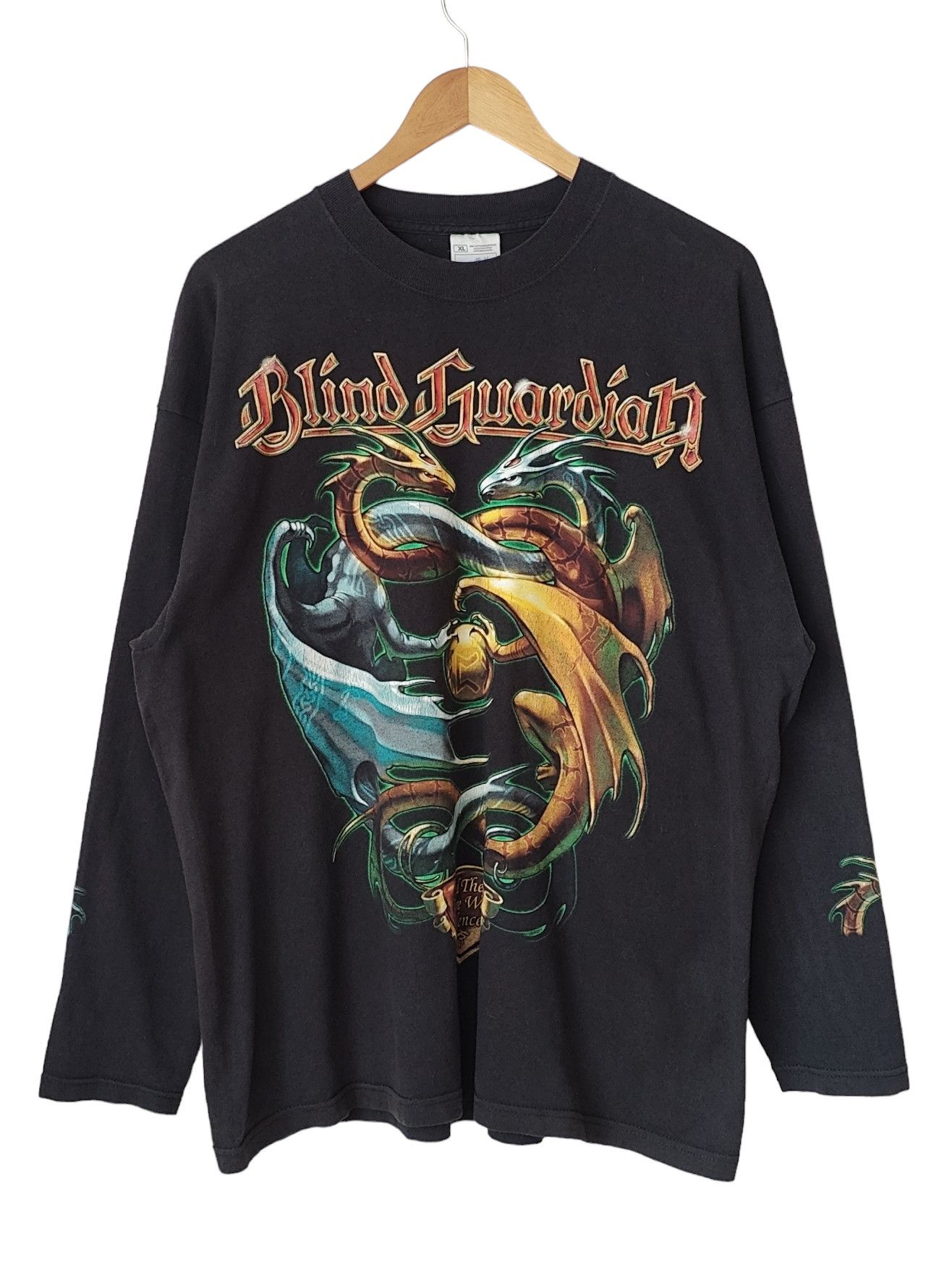 Blind Guardian Dragons Silence Vintage VTG Y2K Longsleeve