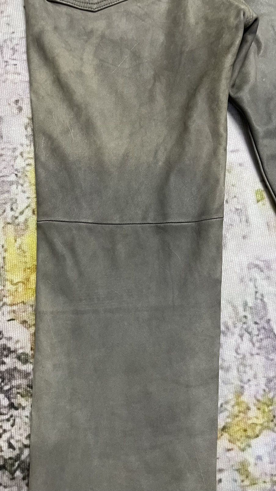 Japanese Brand × Leather Vintage Exalito Washable Leather Explore Jeans Rare Size US 31 - 10 Thumbnail