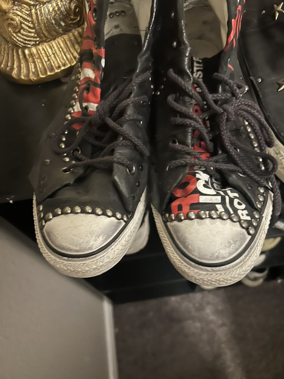 Japanese Brand Velvet jam rolling stones converse Size US 9 / EU 42 - 9 Thumbnail