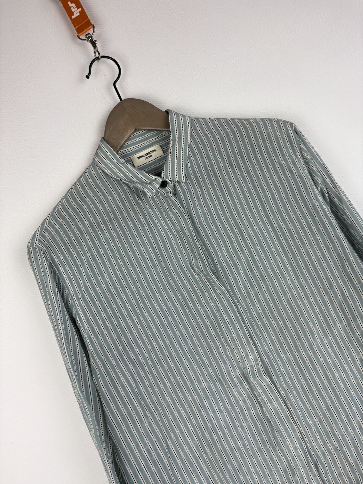 Zadig & Voltaire Zadig & Voltaire Tuyu Deluxe Women's 100% Silk Shirt Size L / US 10 / IT 46 - 8 Thumbnail