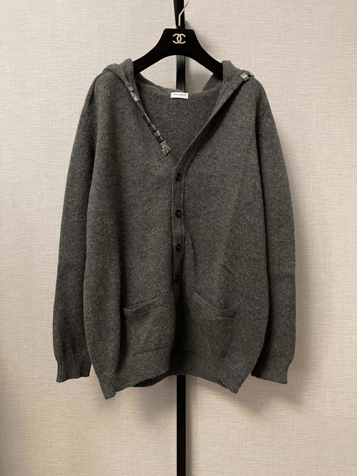 Saint Laurent Paris Saint Laurent Paris 13AW Runway Rivet Cardigan Size US M / EU 48-50 / 2 - 2 Thumbnail