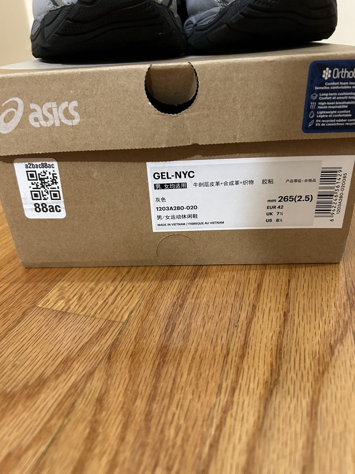 Other Asics Gel NYC ‘Mid Grey Sheet Rock Size US 8.5 / EU 41-42 - 9 Thumbnail