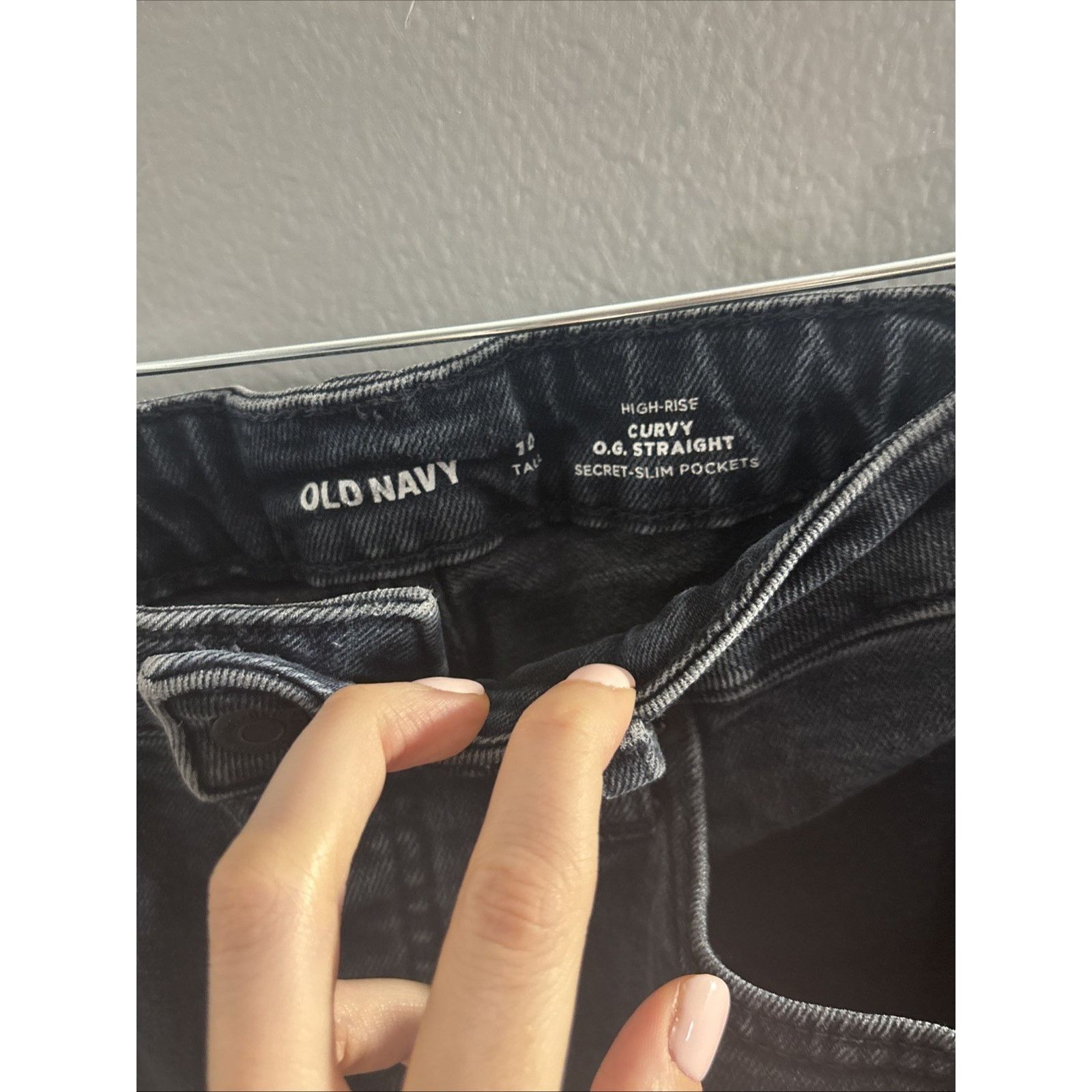Old Navy Old Navy Black Jean 10 Tall Size 32" / US 10 / IT 46 - 3 Thumbnail