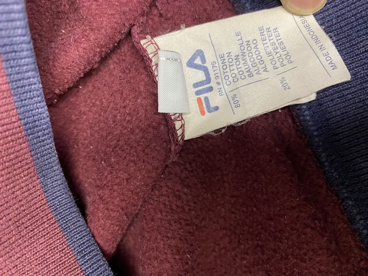 Fila 🚨Vintage 90s Fila sweatshirt Big Embroidered logo boxy fit Size US L / EU 52-54 / 3 - 6 Thumbnail