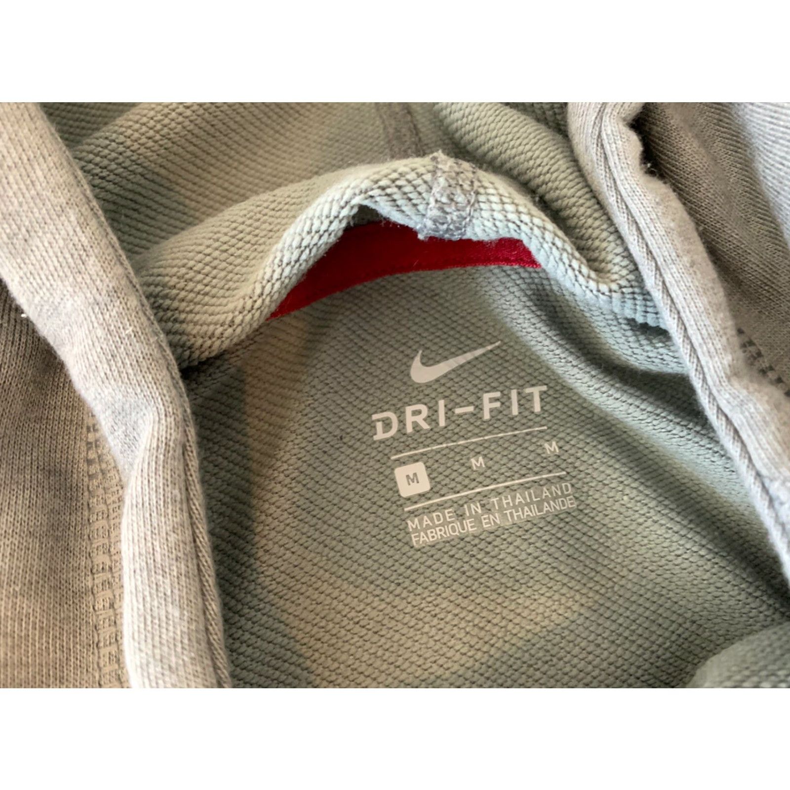 Nike Nike Just Do It Mock Neck Lightweight Hoodie Sweatshirt Gray Women's M Size M / US 6-8 / IT 42-44 - 4 Thumbnail