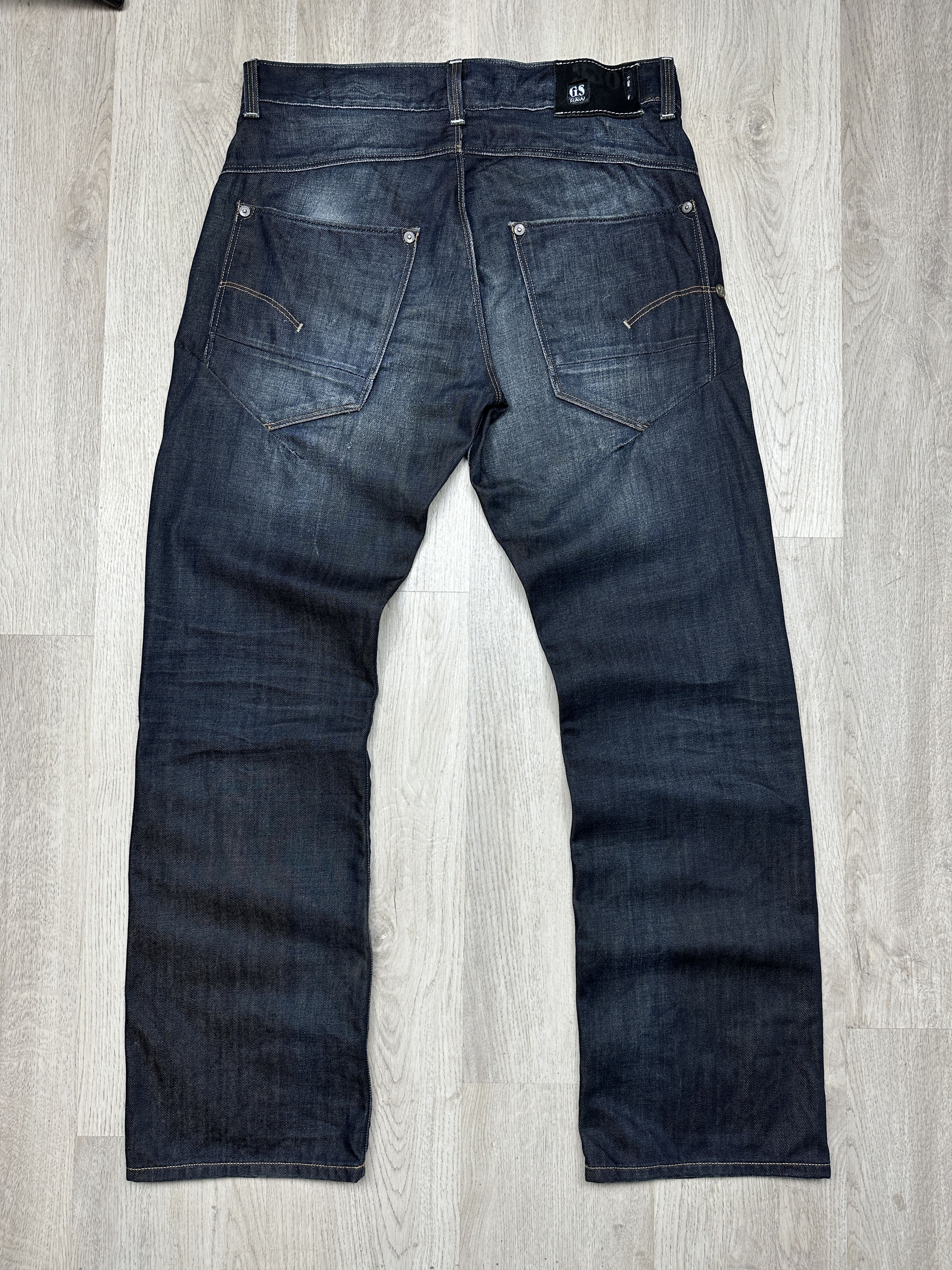 G-Star G Star Raw Mens New Ruger Straight Denim Pants Jeans Size US 34 / EU 50 - 6 Thumbnail