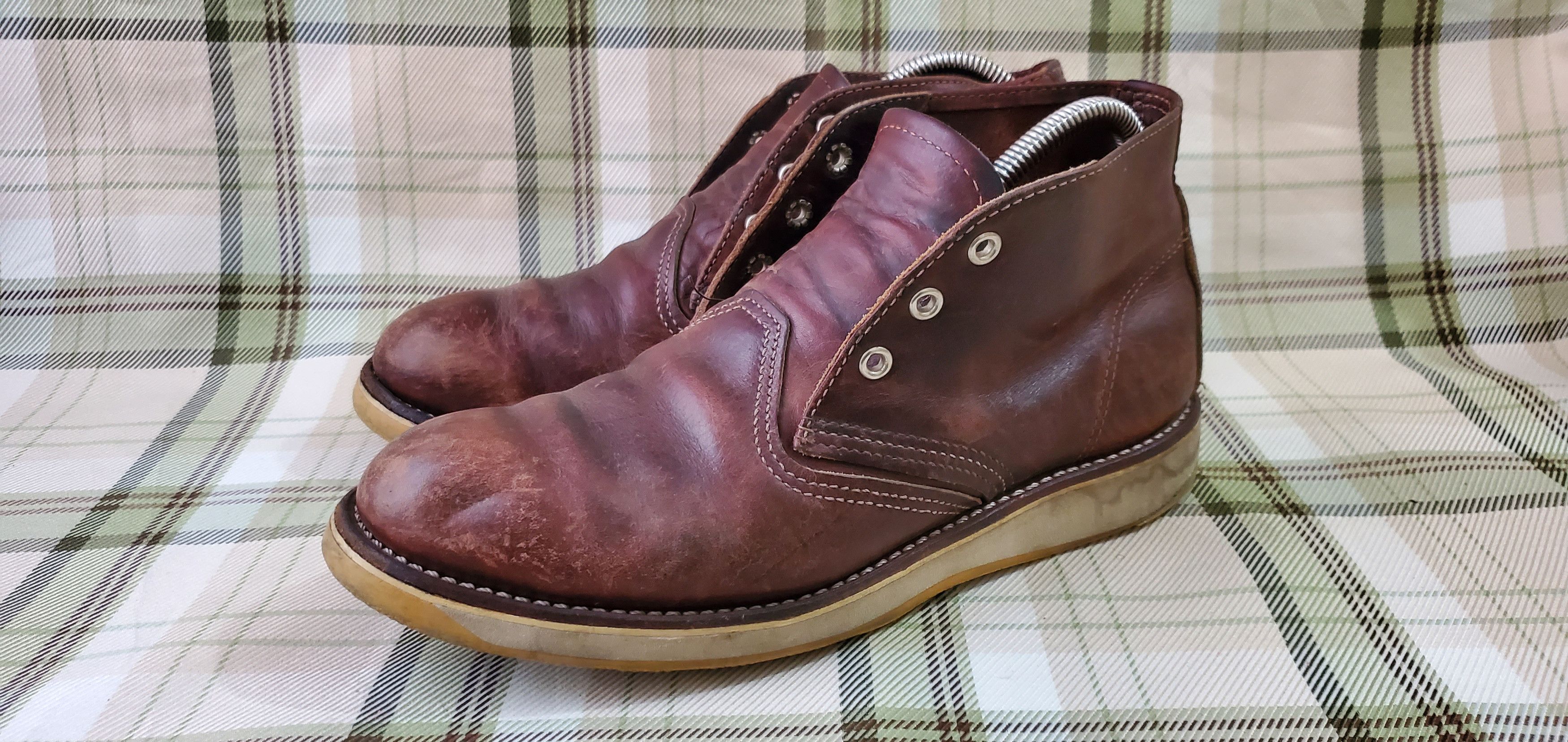 Red Wing RED WING Brown Leather Lace Up Boots Size US 8.5 / EU 41-42 - 1 Thumbnail