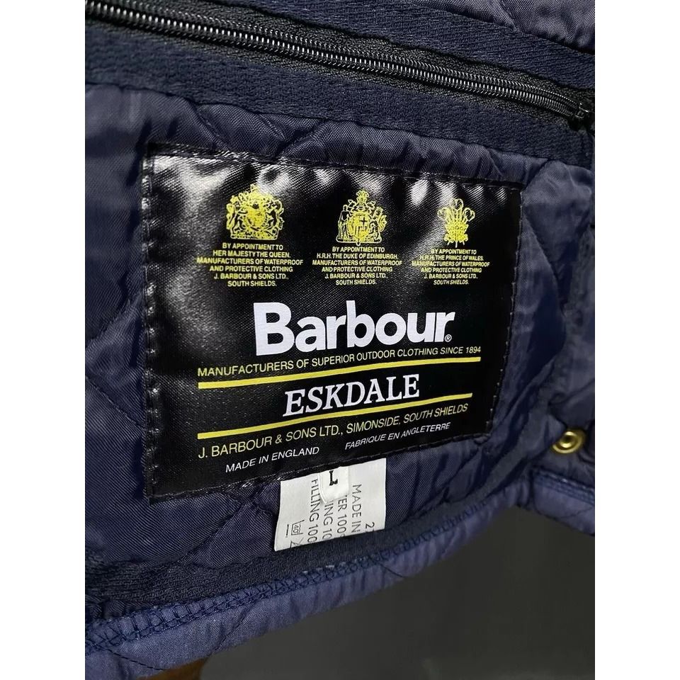 Barbour MINT! Barbour Eskdale Men's Blue Quilted Vest Size L Size US L / EU 52-54 / 3 - 12 Thumbnail