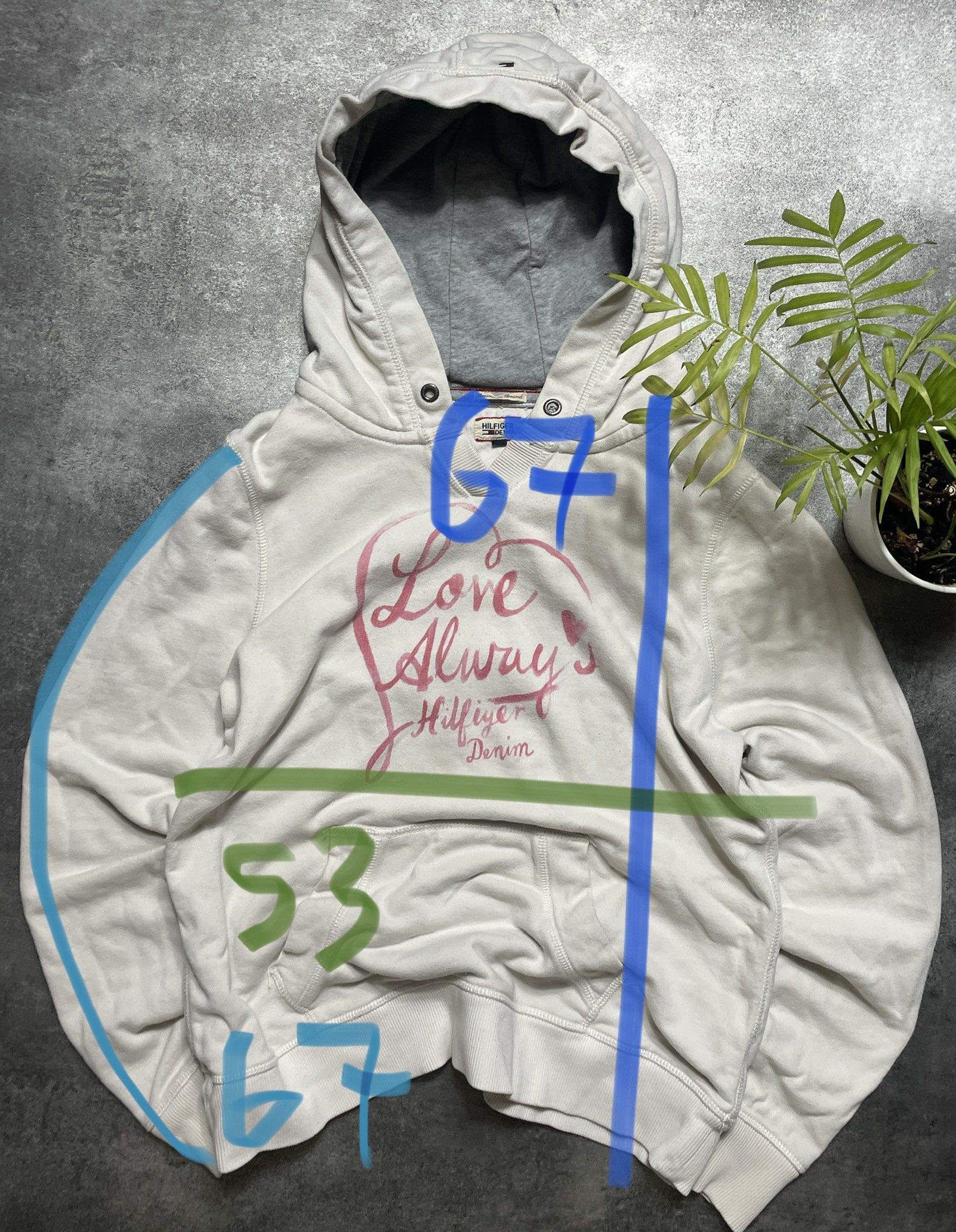 Tommy Hilfiger Tommy Hilfiger Love Always Hoodie Spellout Cozy Thick Size XL / US 12-14 / IT 48-50 - 14 Thumbnail