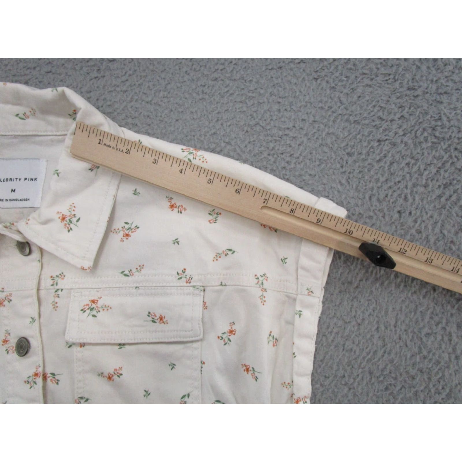 Vintage VINTAGE Celebrity Pink White Floral Cargo Jumper Romper in Women's Size Medium NEW Size 32" / US 10 / IT 46 - 6 Thumbnail
