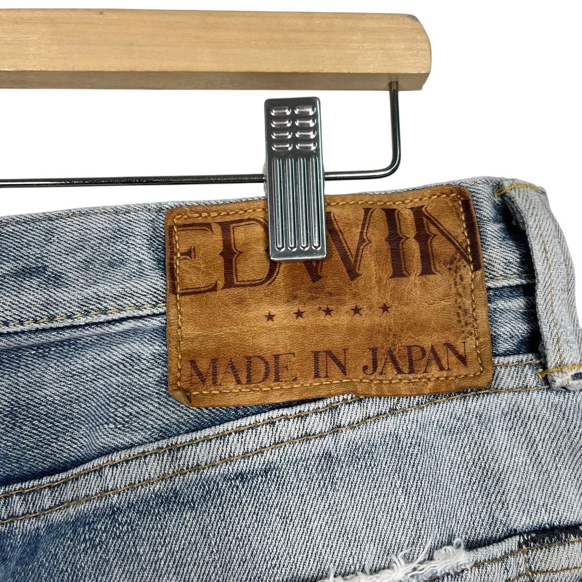 Edwin Vintage Edwin Japan Distressed Redline Denim Jeans Size US 32 / EU 48 - 11 Thumbnail